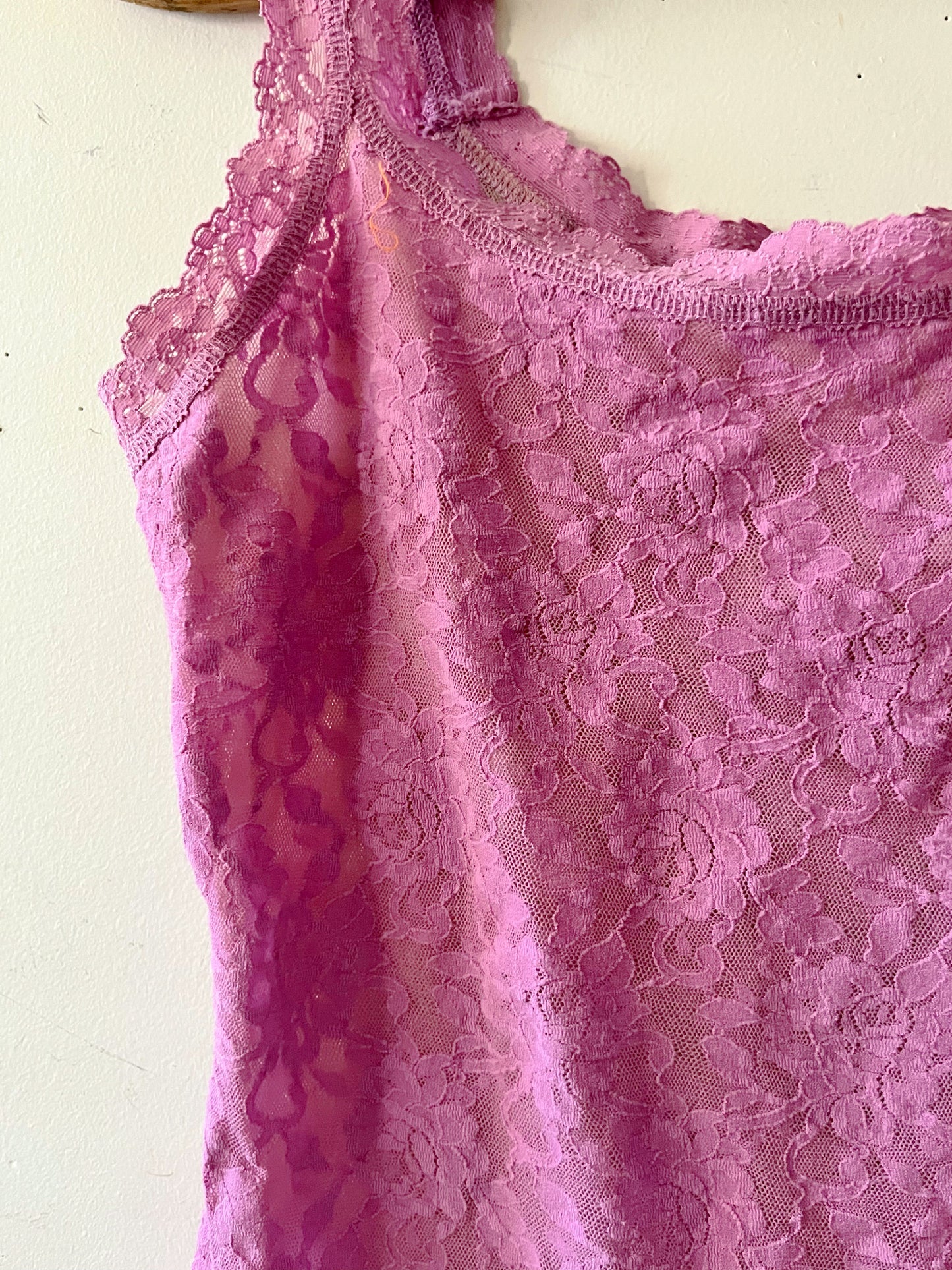 Mesh Lace Lavender Top| Medium