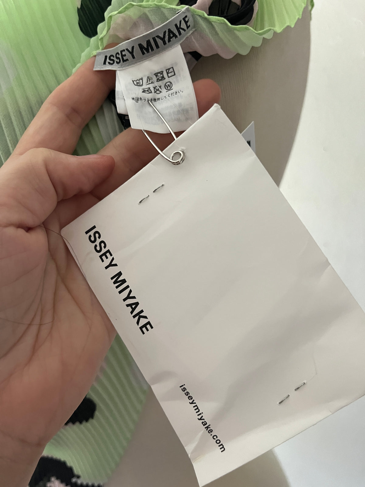 Issey Miyake Pleated Floral Vereve Scarf