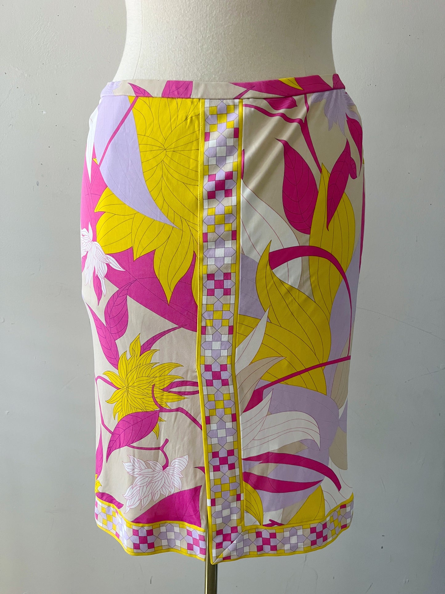 Emilio Pucci Jersey Silk Skirt| M/L