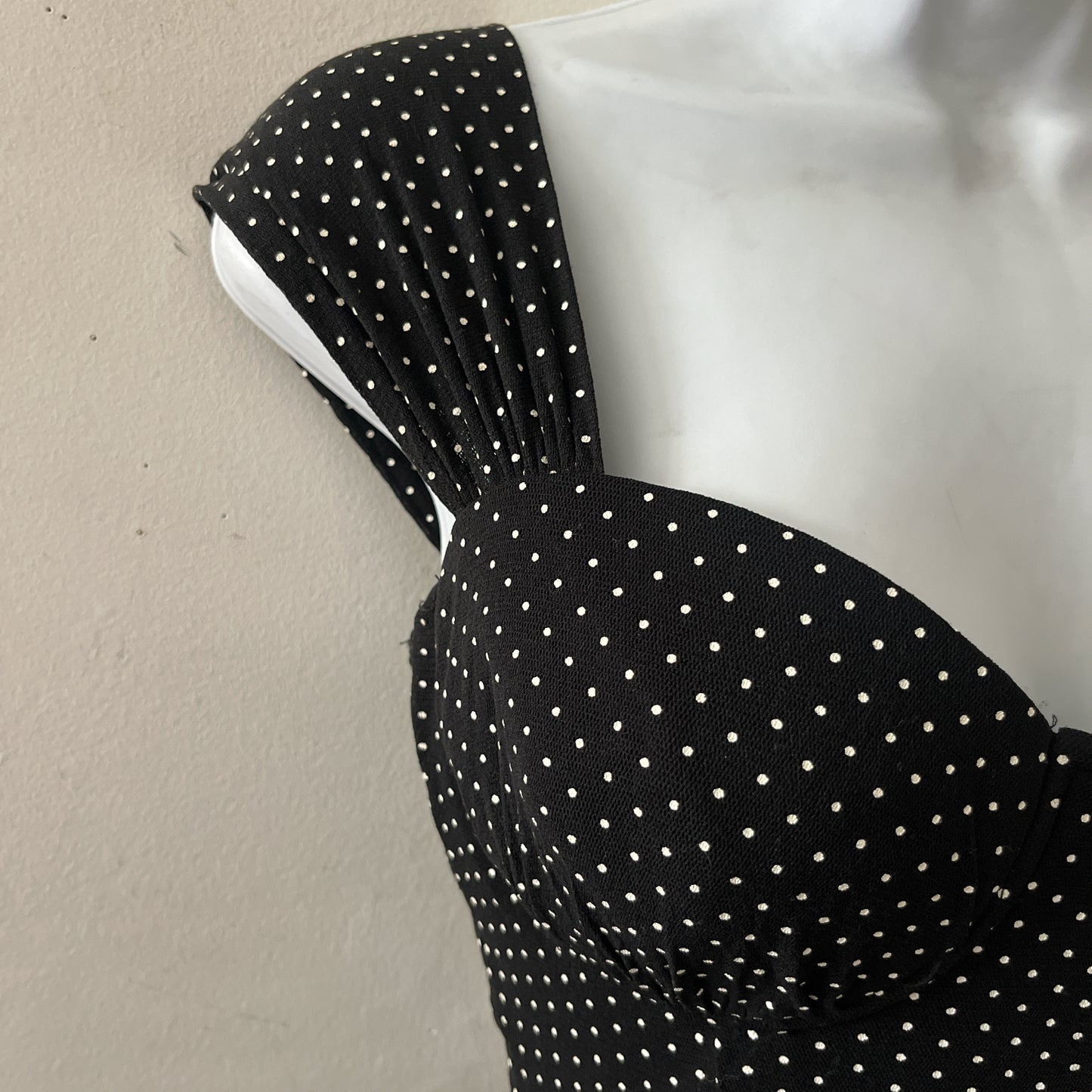 Polka Dot Mesh Dress| S/M