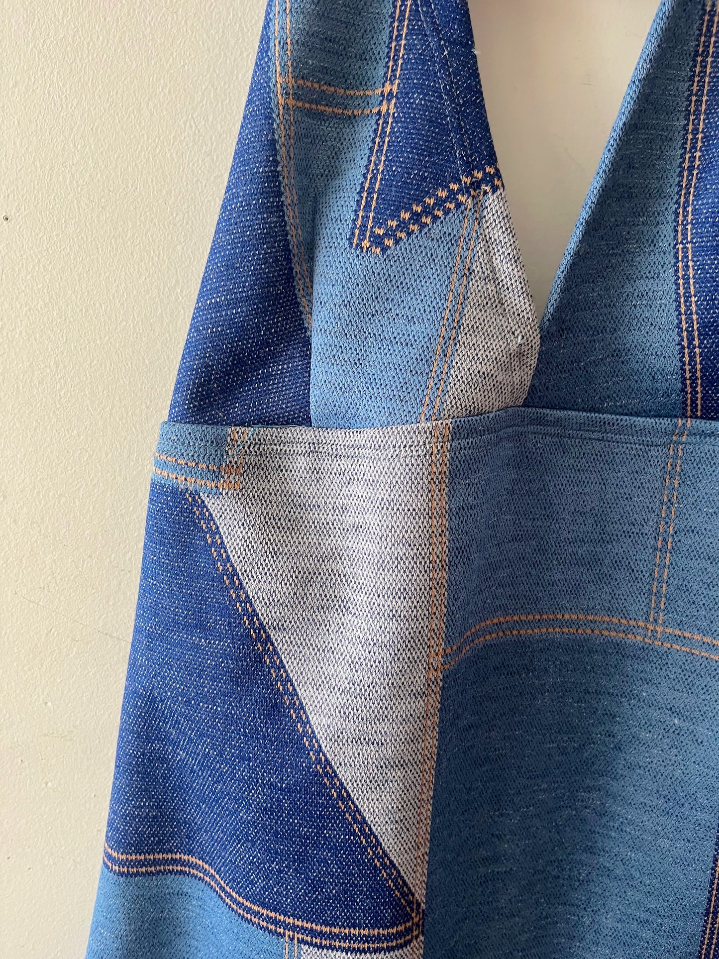 Mini Halter Dress- Patchwork