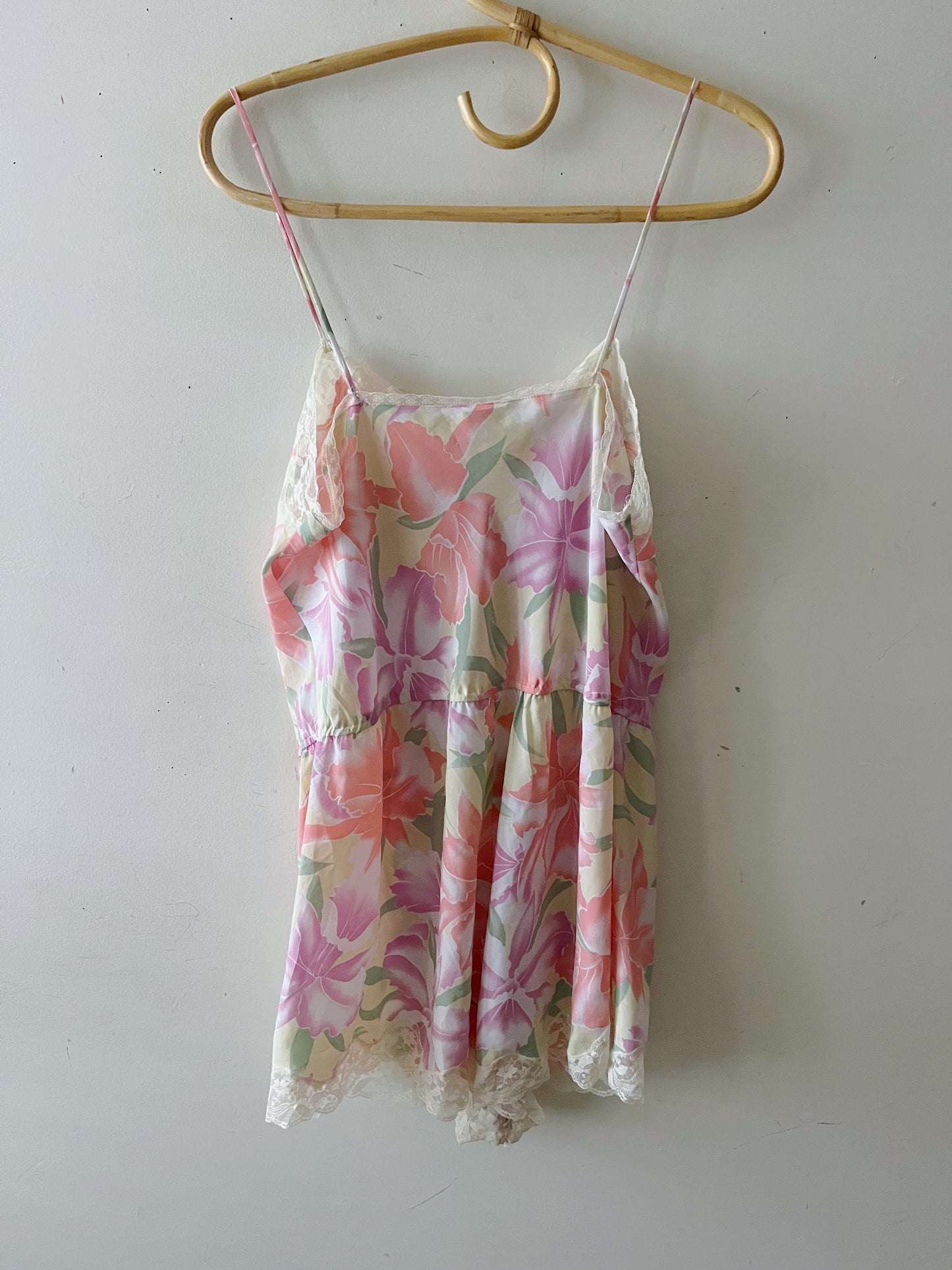 Floral Lace Sleep Romper