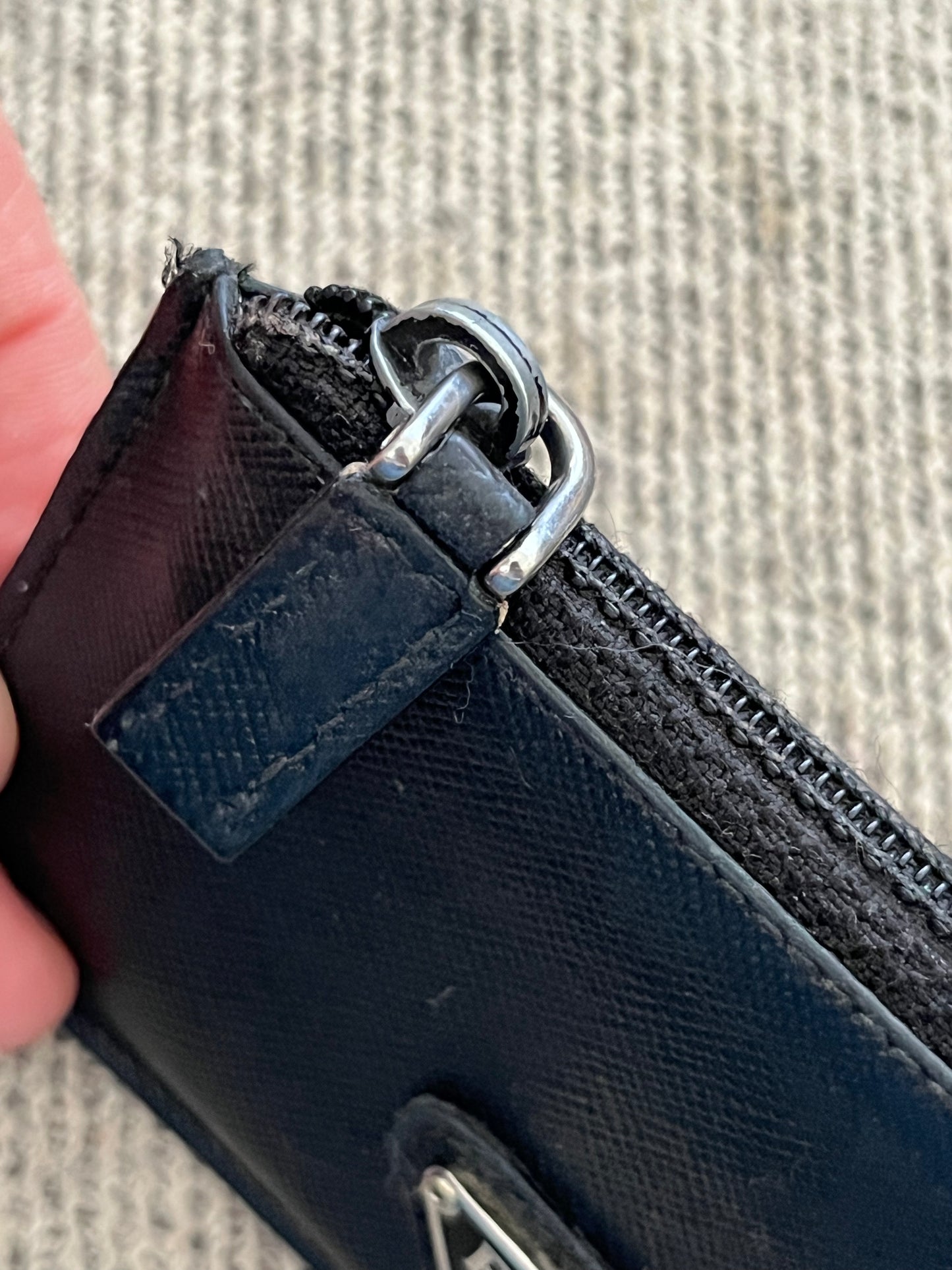 Prada Saffiano Leather Card Case Holder
