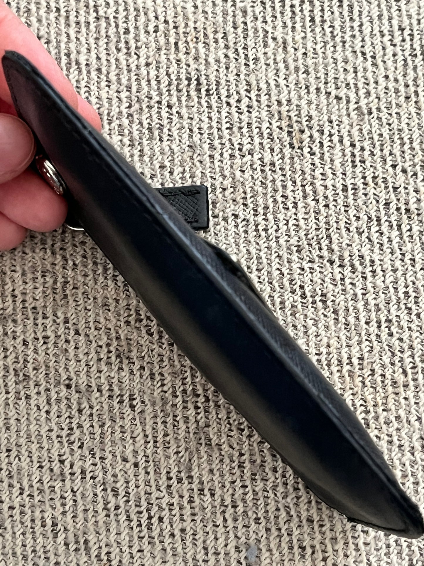 Prada Saffiano Leather Card Case Holder