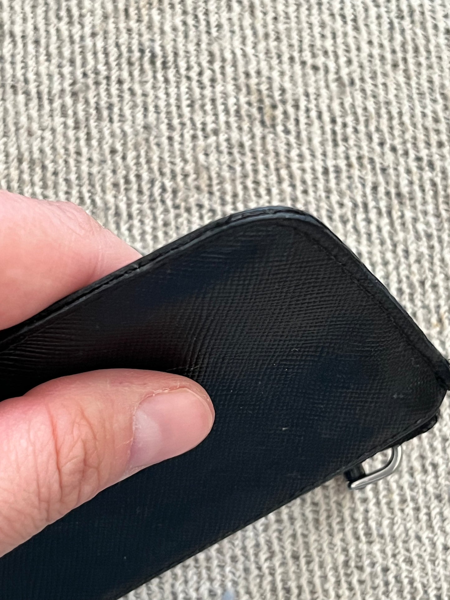 Prada Saffiano Leather Card Case Holder