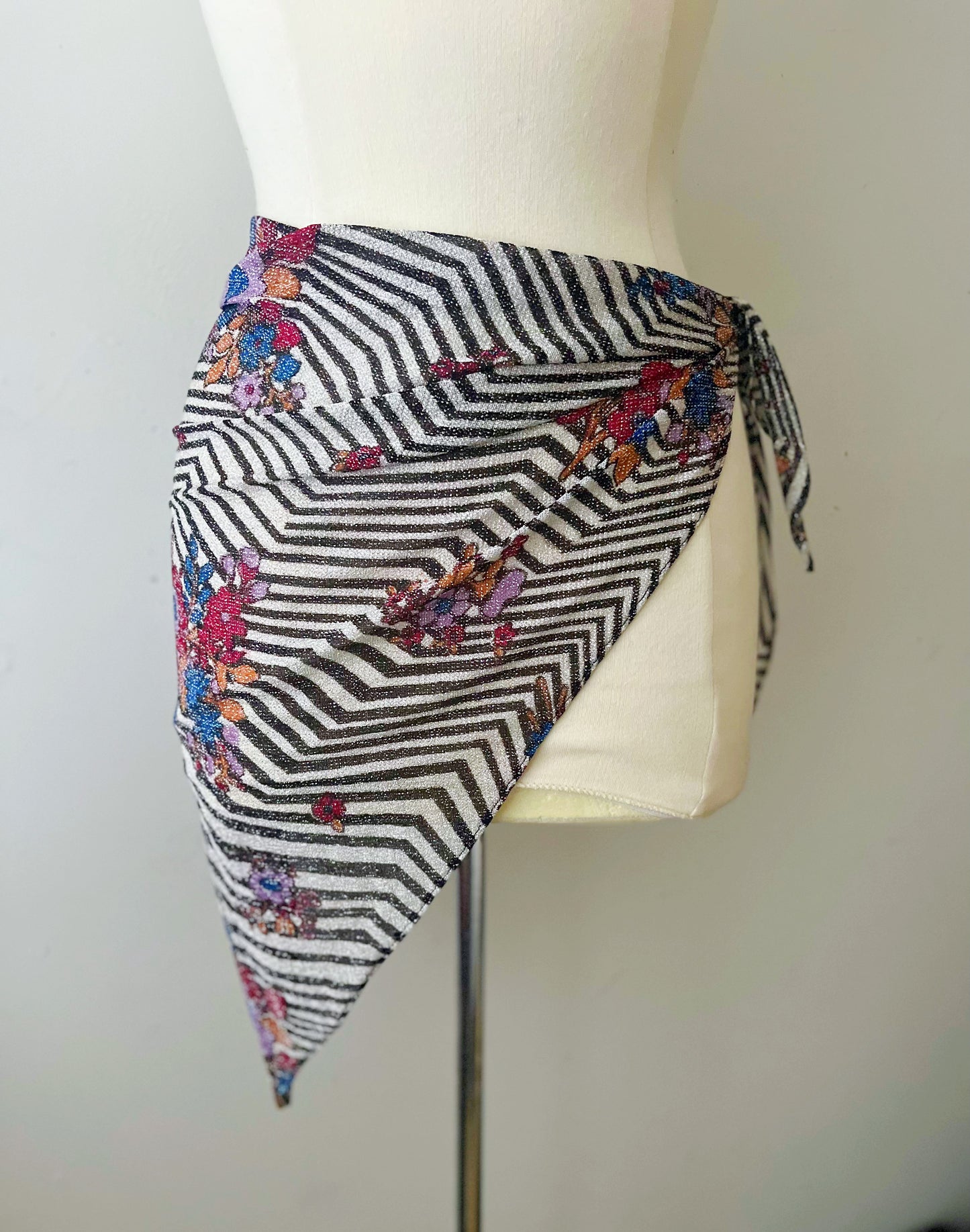 Metallic Lurex Triangle Scarf