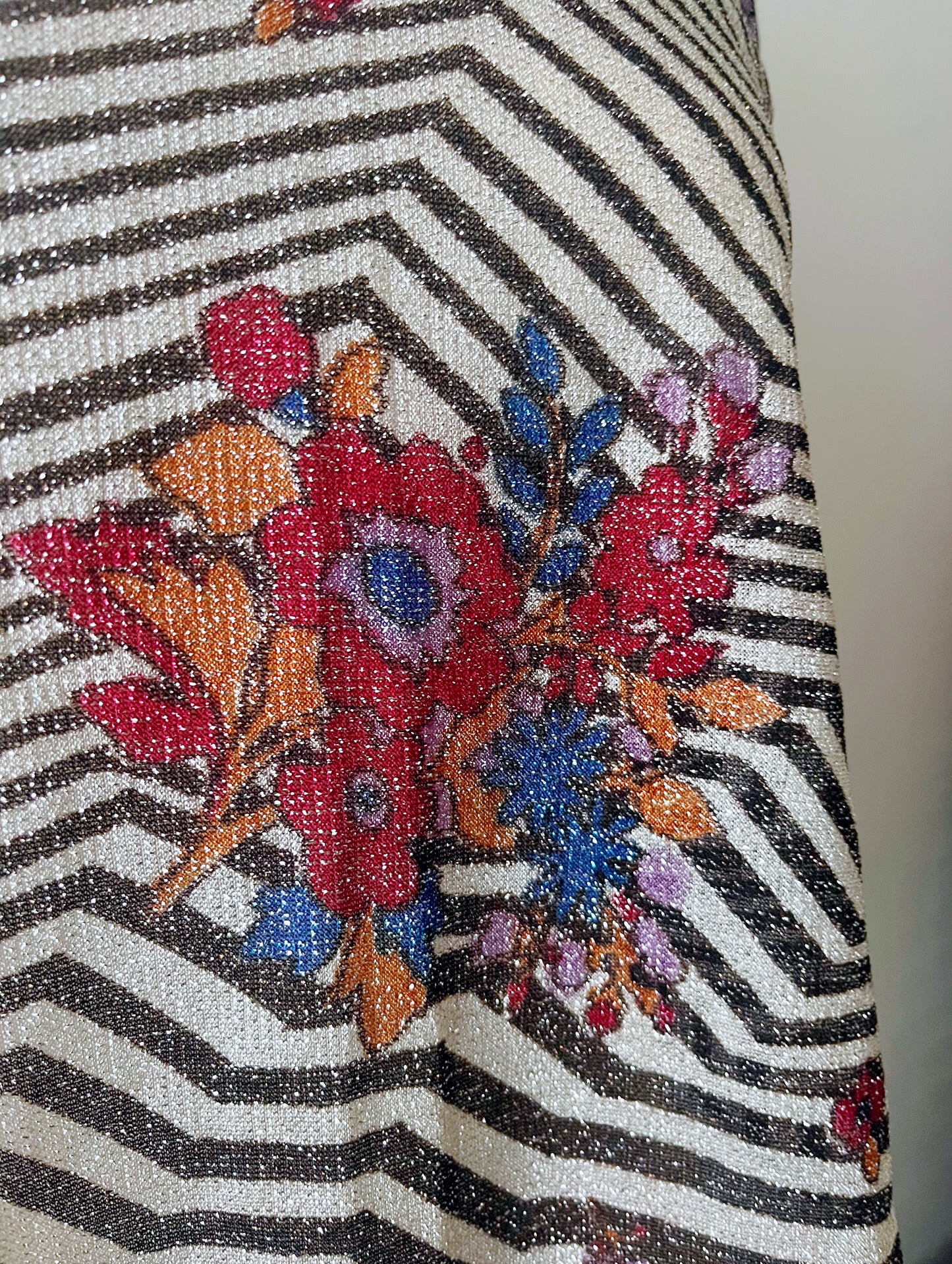 Metallic Lurex Triangle Scarf