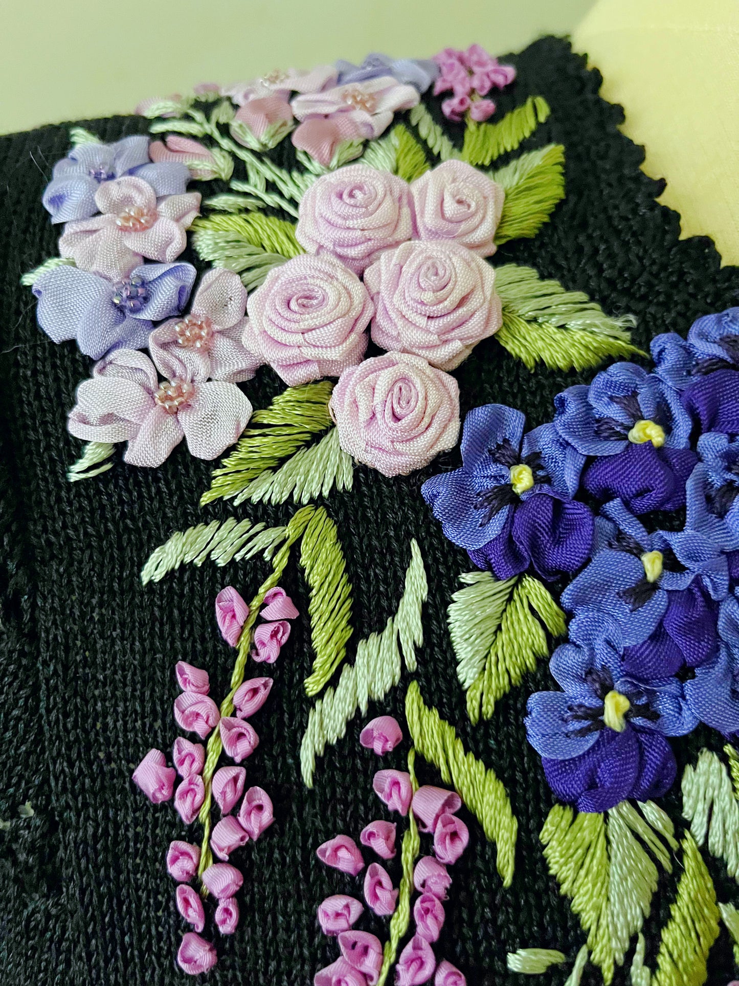 Embroidered Garden Knit Top| M/L