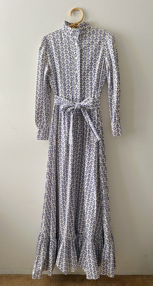 Laura Ashley Victorian Prairie Dress- White Clover| XS/S