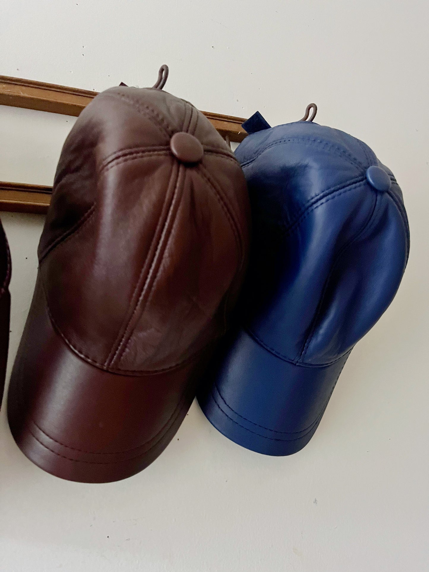 Soft Leather Baseball Cap