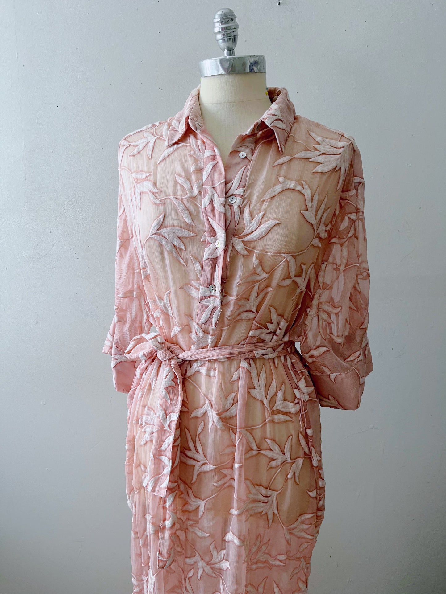 Zara Sheer Tunic Maxi Dress