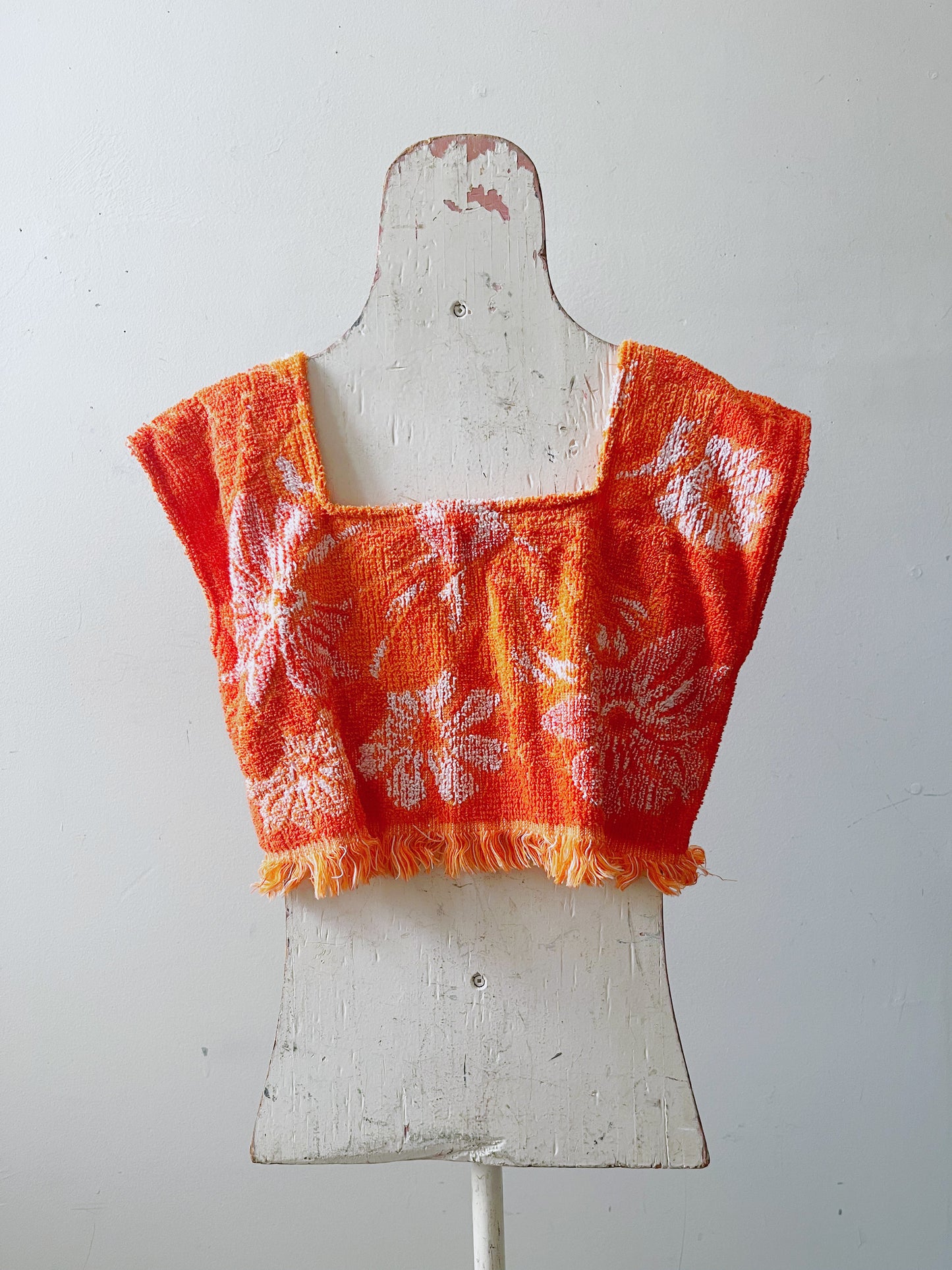 Kids Towel Top- Orange Dream