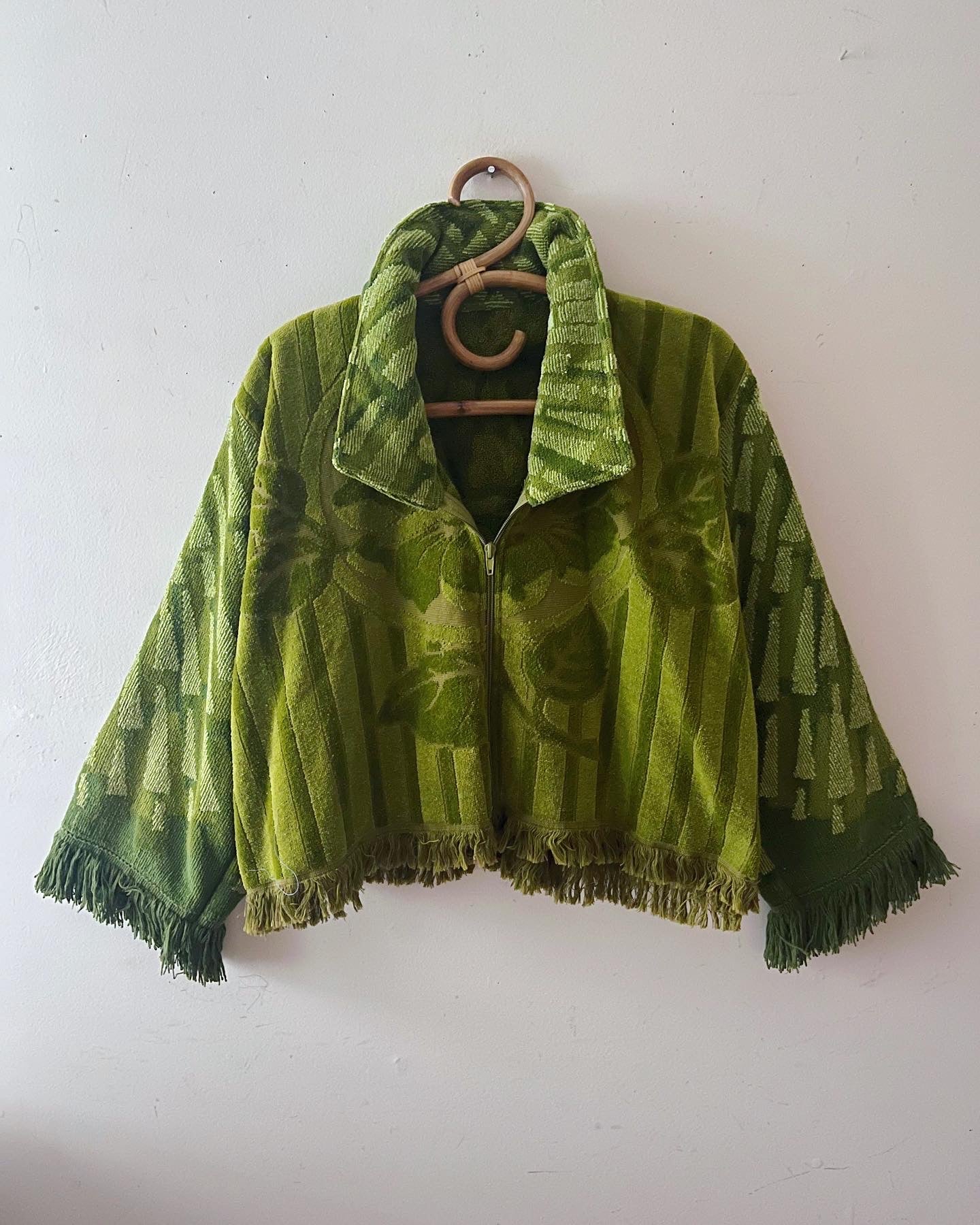 Green Envy Mashup Towel Jacket