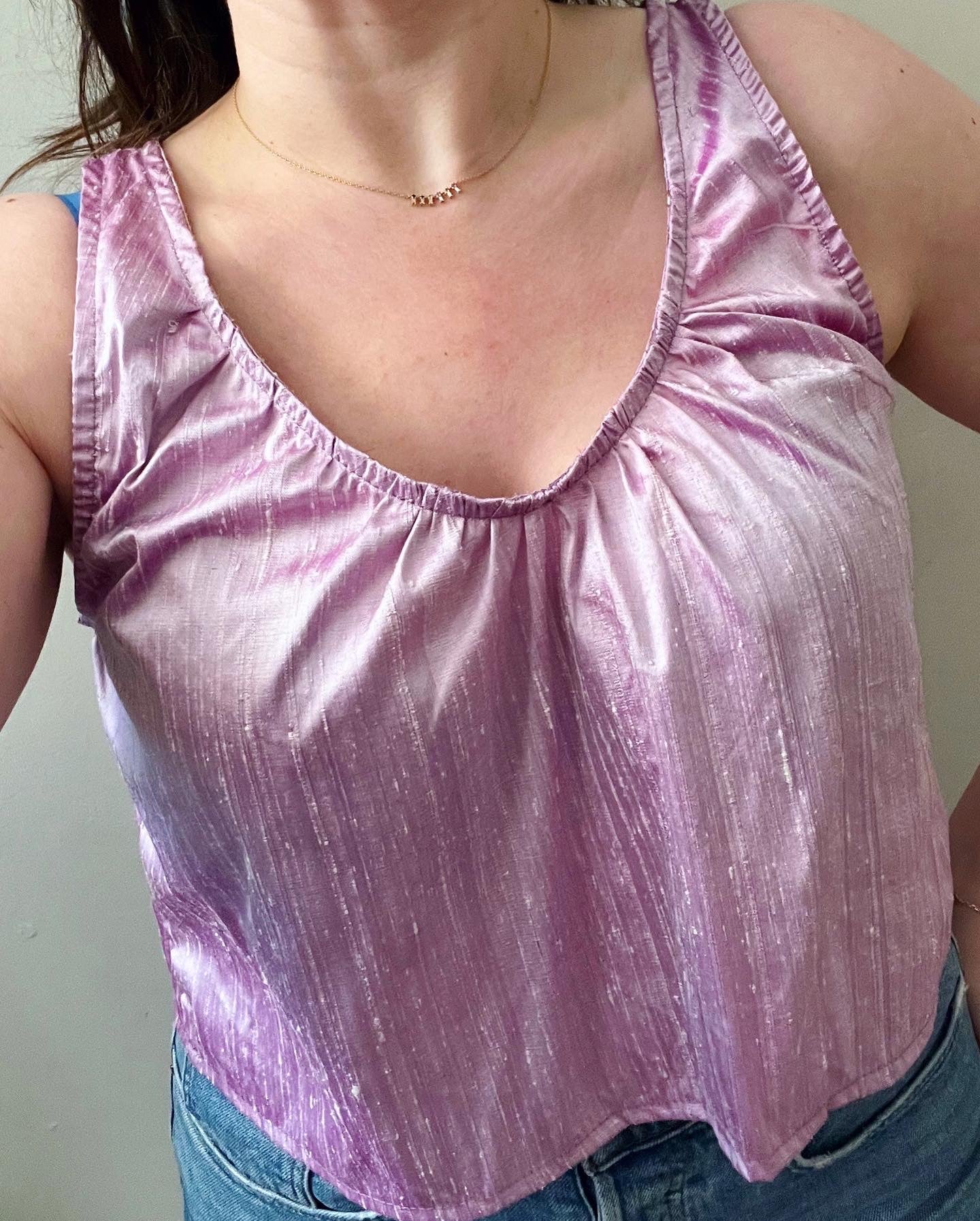 Cherie Silk Top: Custom Order