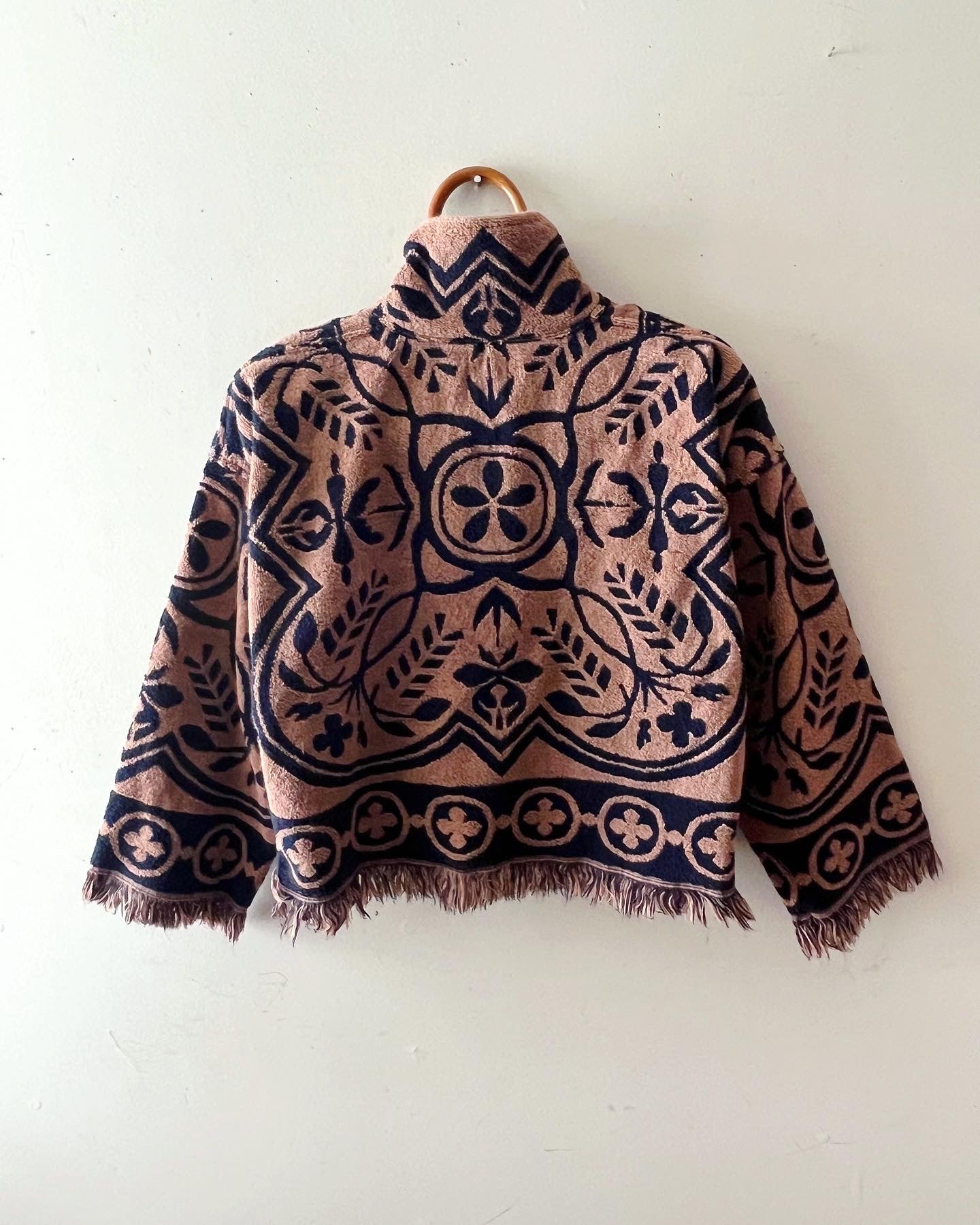 Mocha Coffee Towel Jacket