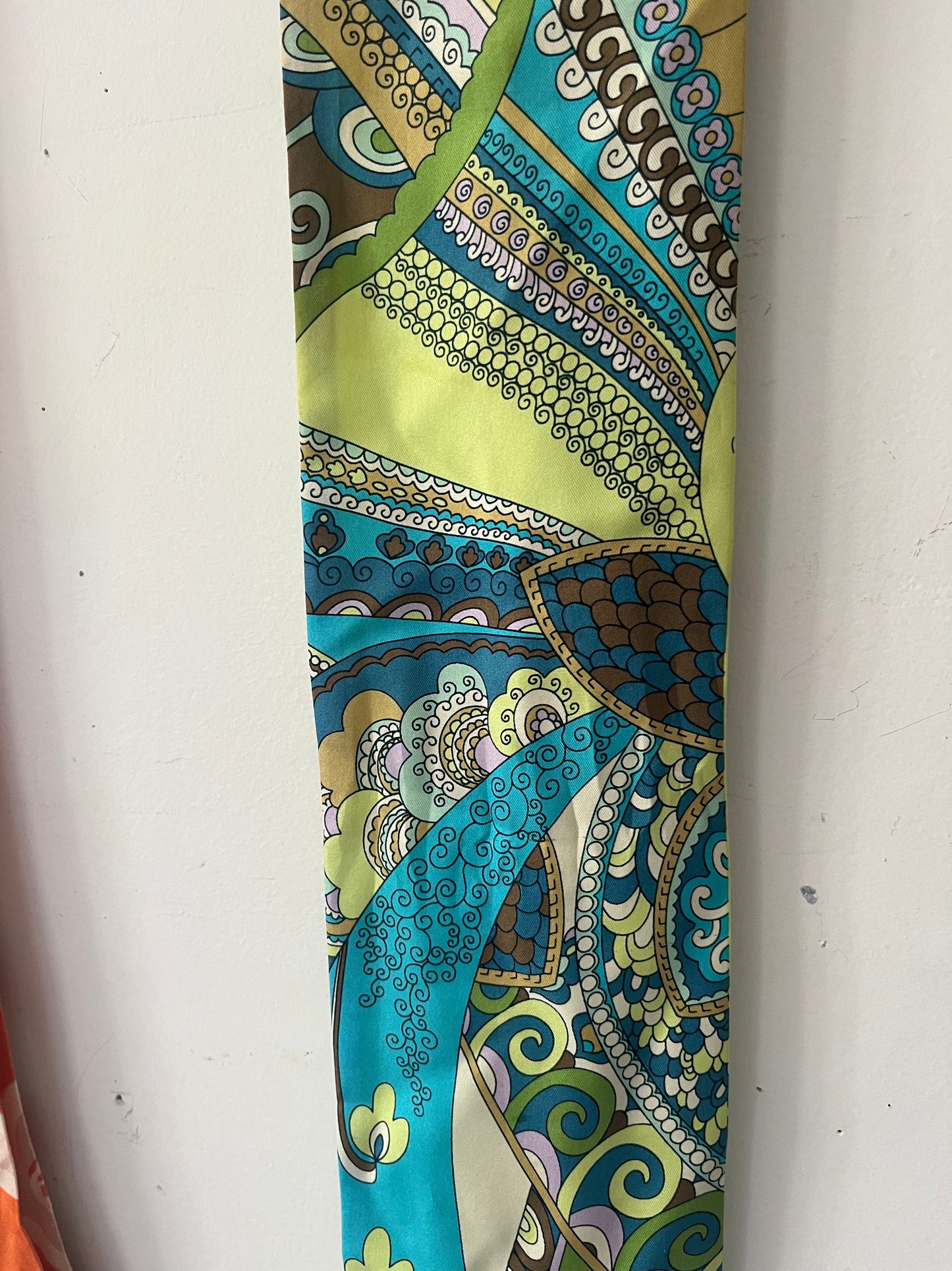 Pucci Inspired Skinny Scarf Hair Wrap