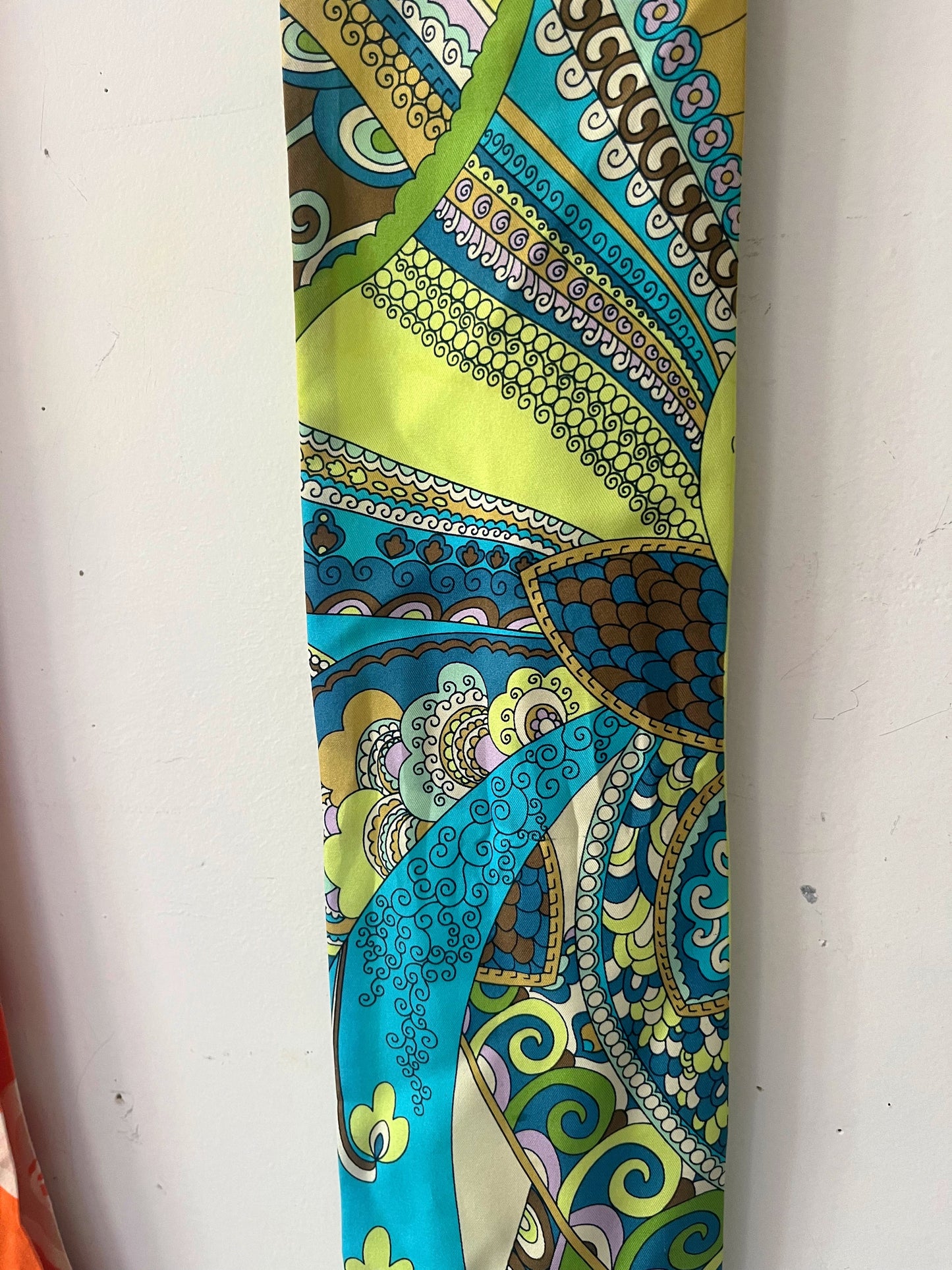 Pucci Inspired Skinny Scarf Hair Wrap