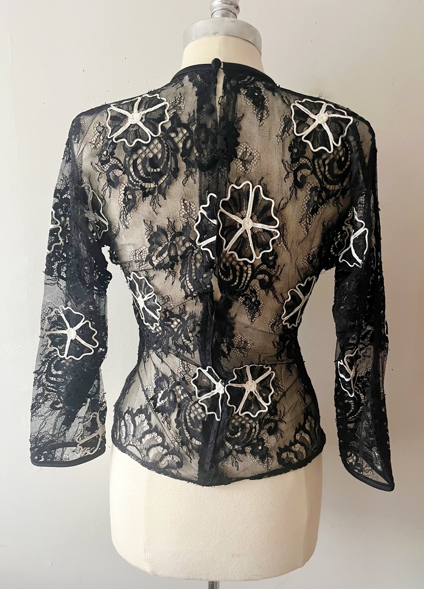 Sheer Lace Blouse