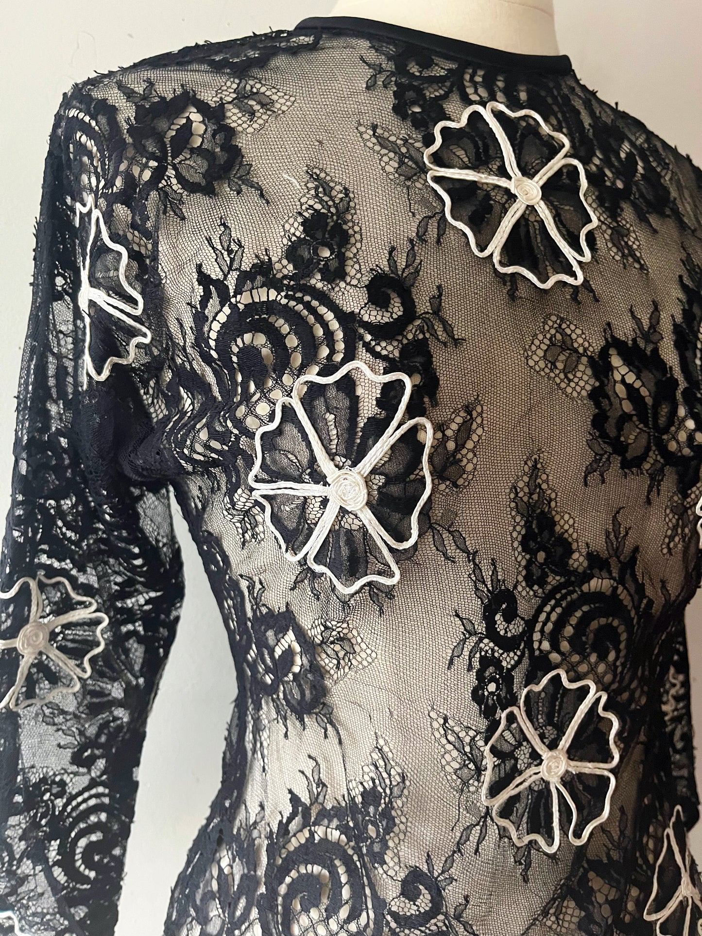 Sheer Lace Blouse