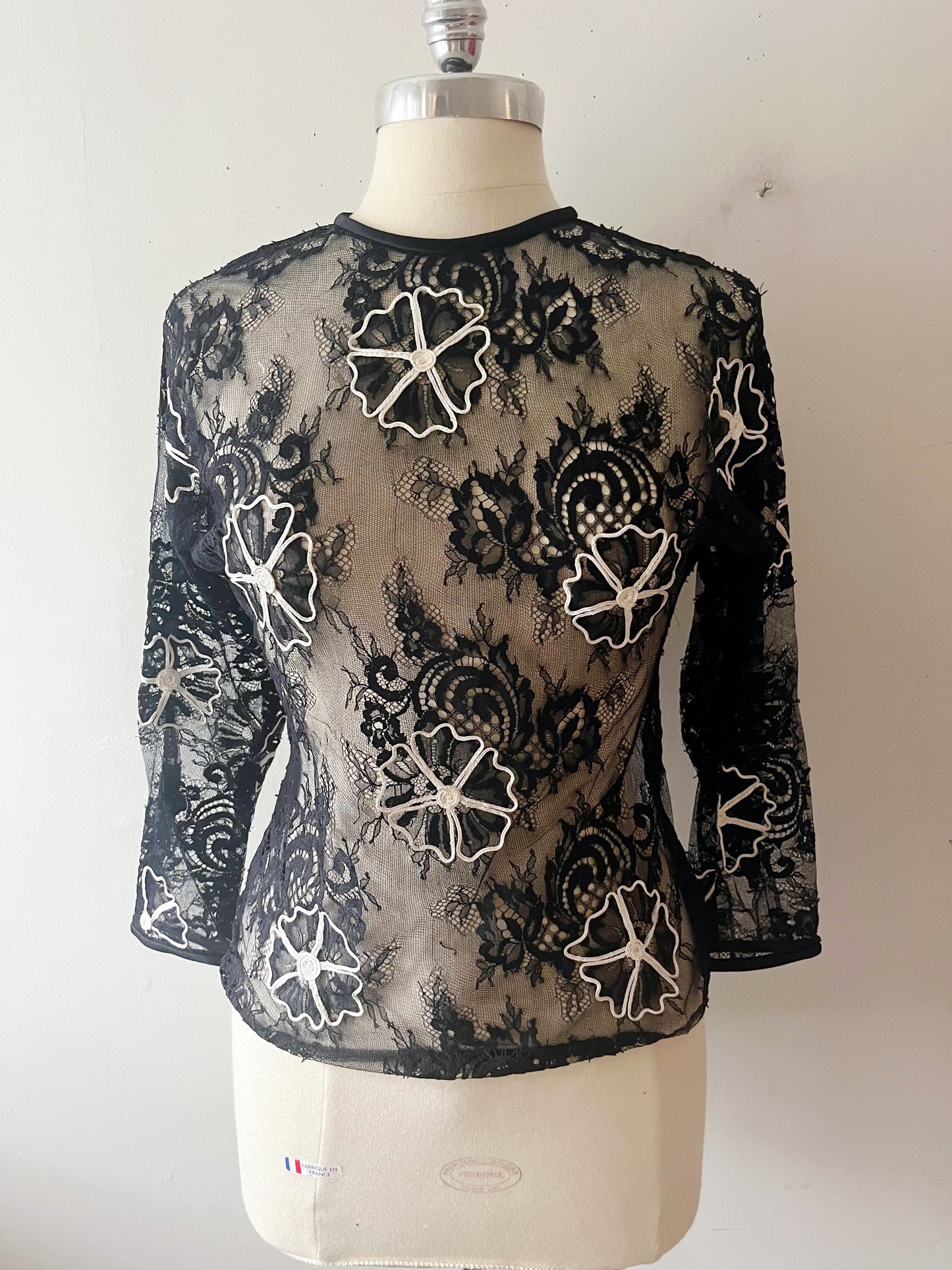 Sheer Lace Blouse
