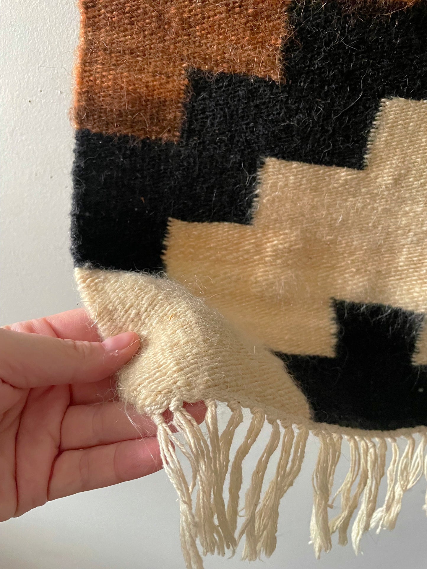 Neutrals Southwest Textile Tapestry Art Wall Hanging