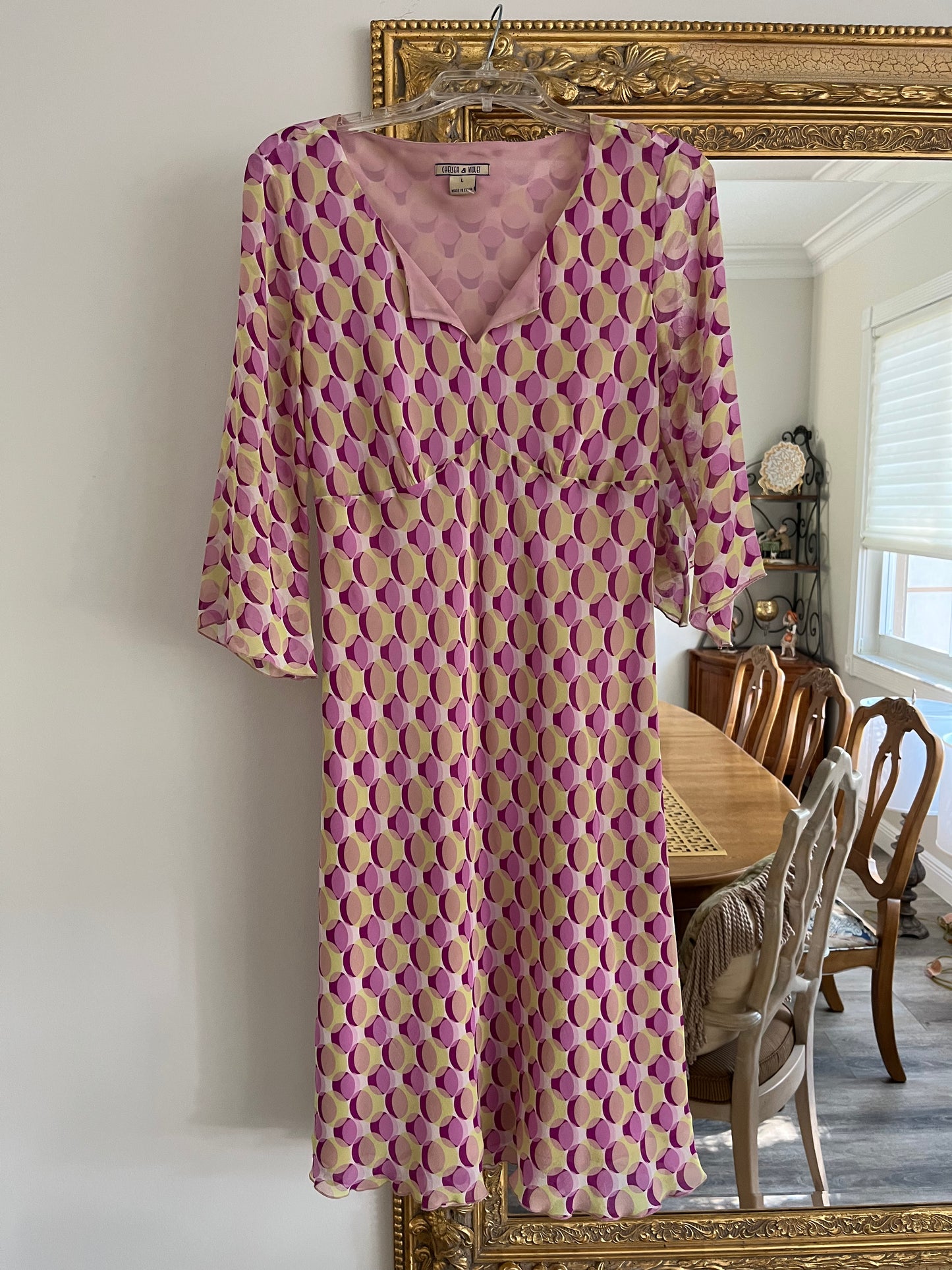 Sheer Silk Betsey Johnson Inspired Dress