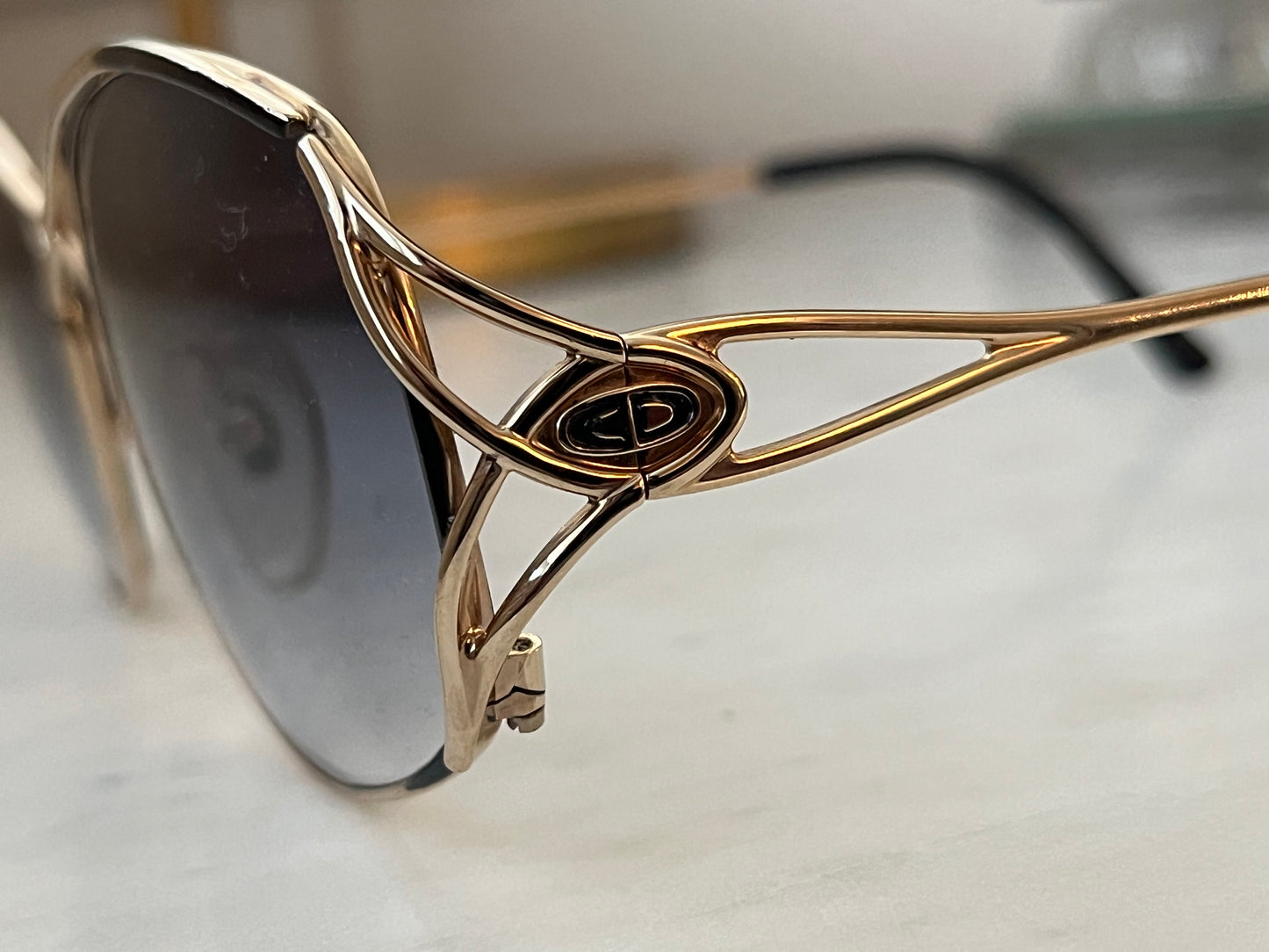 Christian Dior Sunglasses- Black/Gold