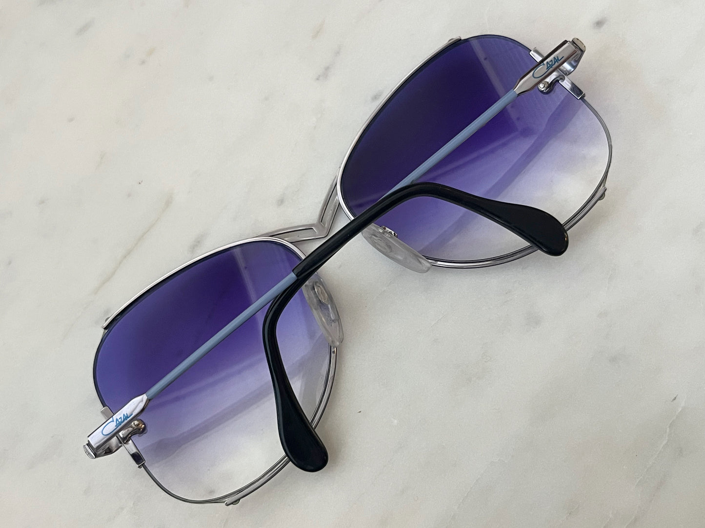 Cazal Sunglasses- Blue/Silver/Purple