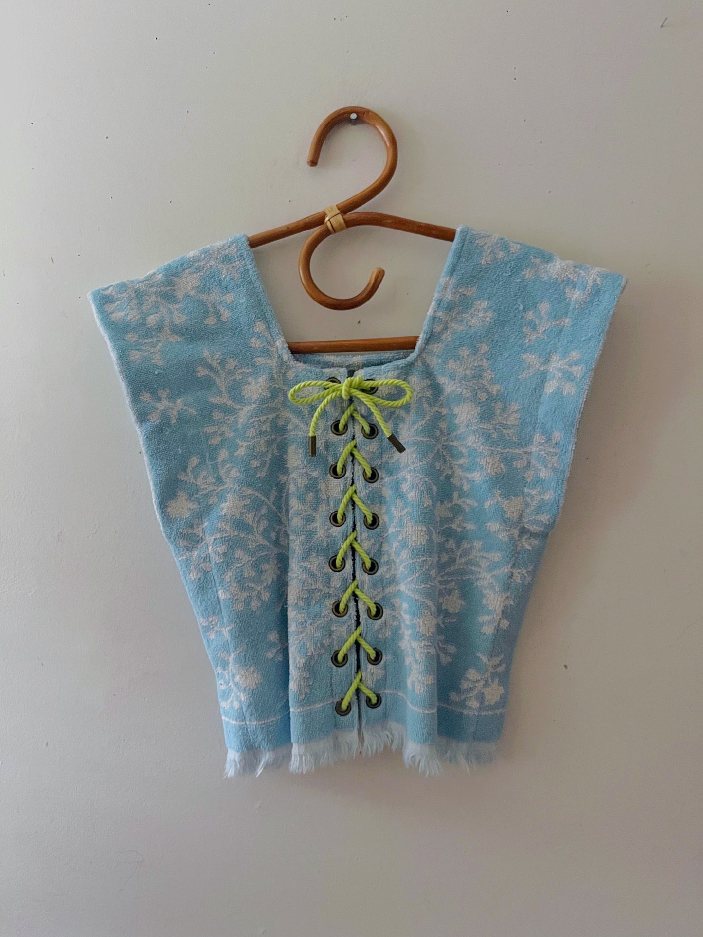 Tree of Life Lace Up Towel Top