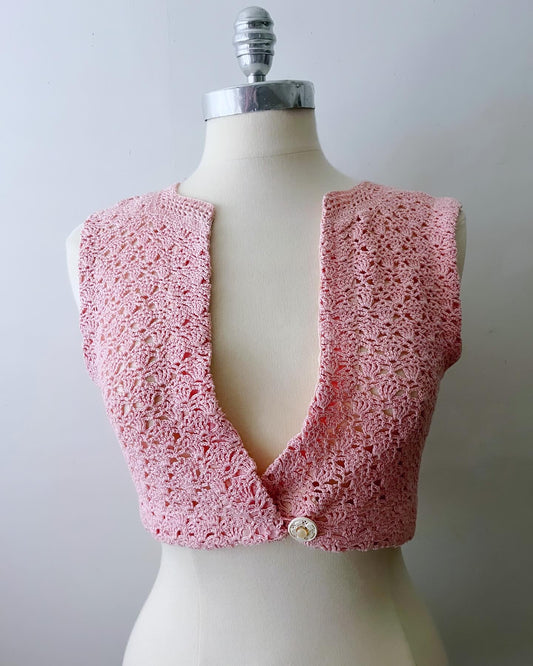 Crochet Crop Top| Medium