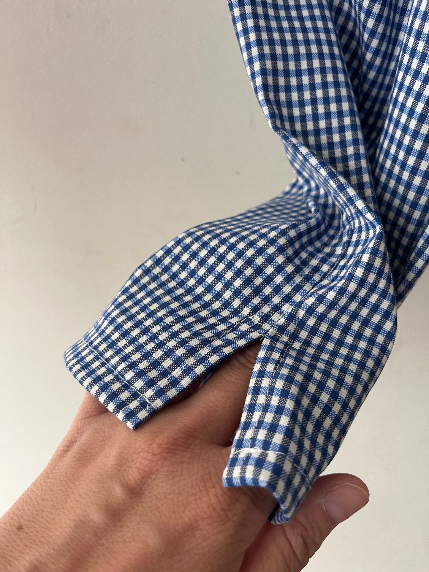 Italian Gingham Capri Pants