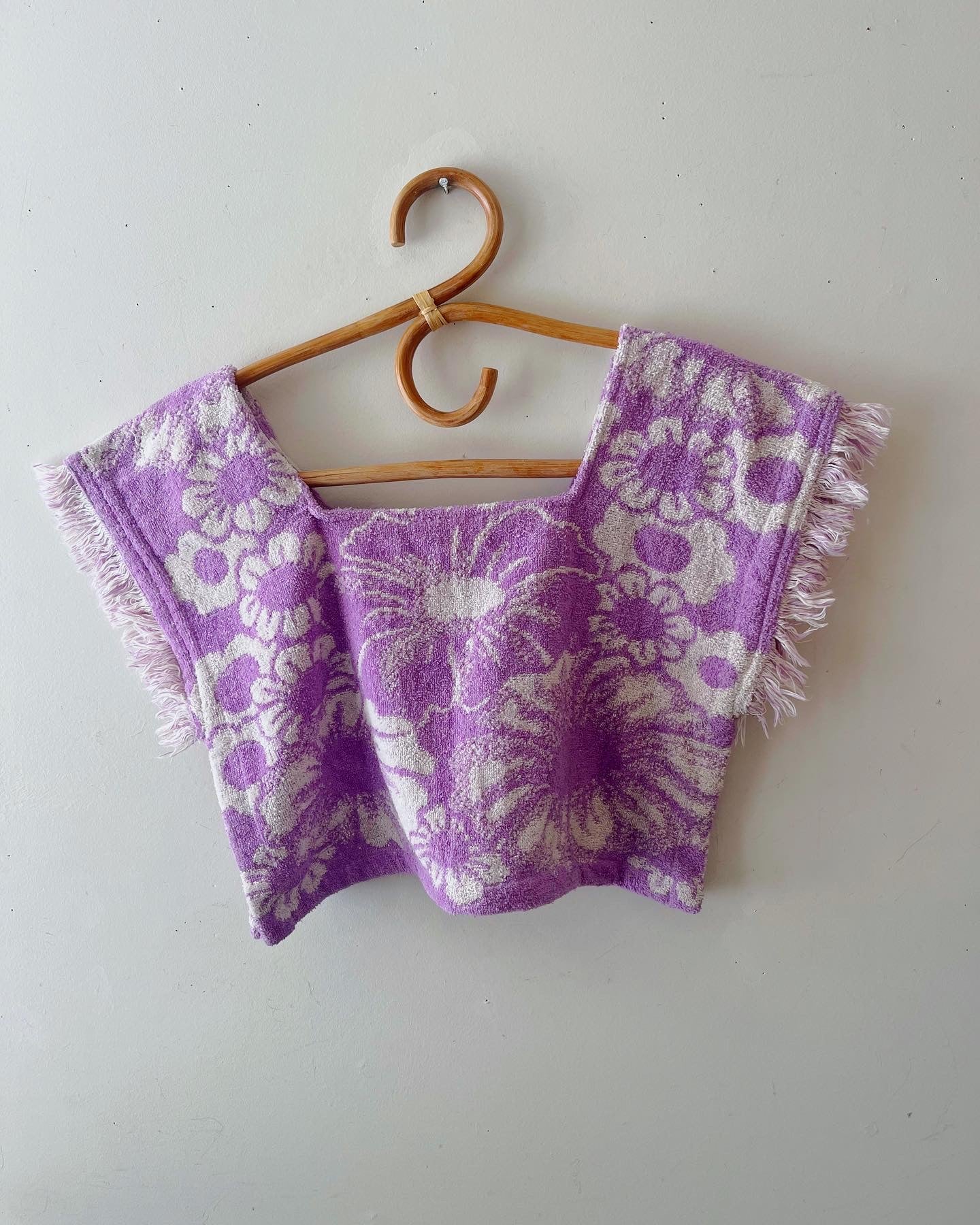 Lavender Bloom Towel Top