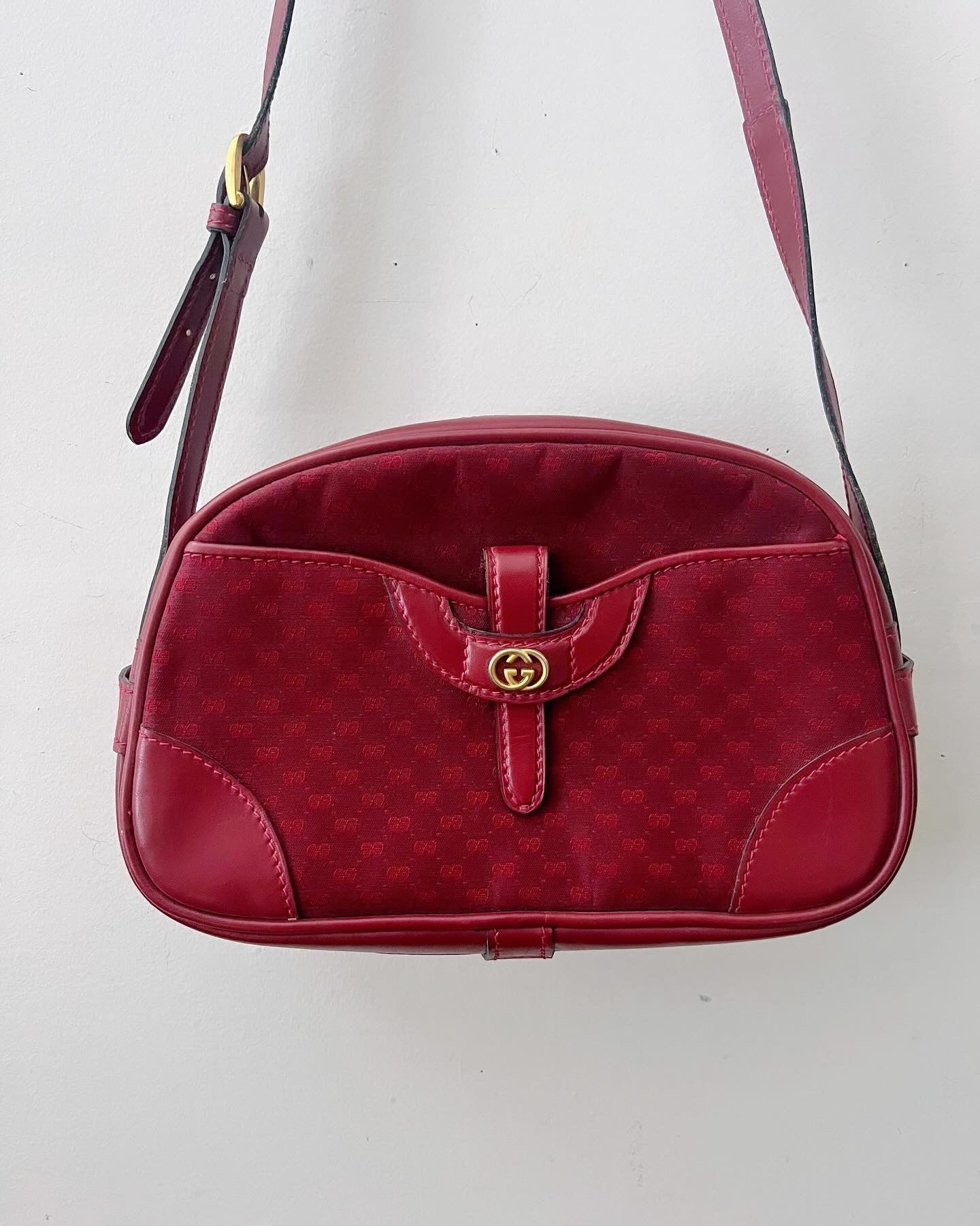 Cherry Wine Gucci Crossbody Purse