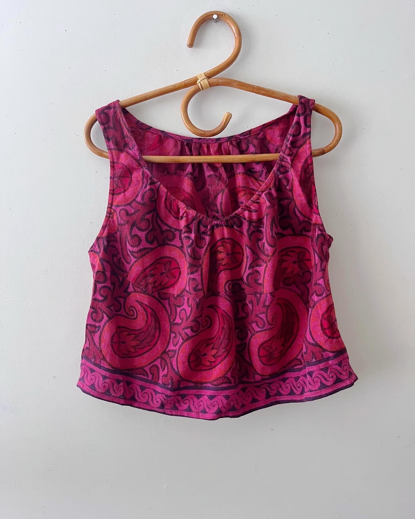 Babydoll Block Print Top| Large