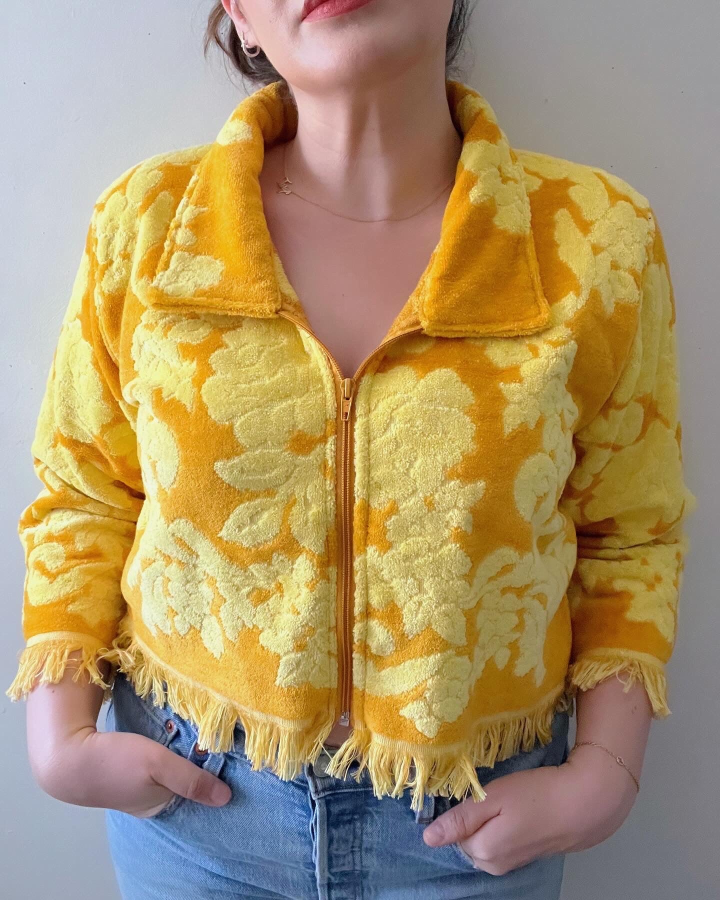 Golden Sunrise Towel Jacket