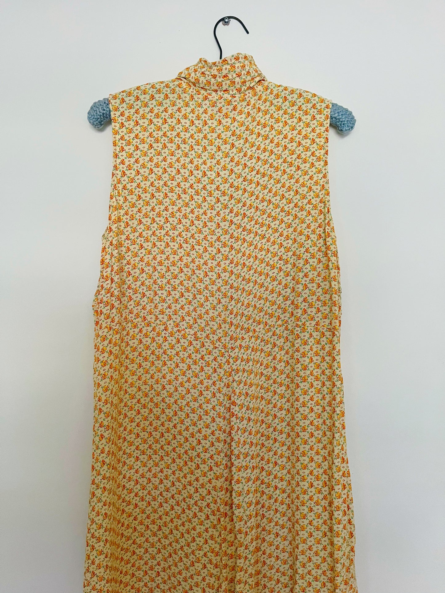 Petite Tangerine Floral Maxi Dress| Large