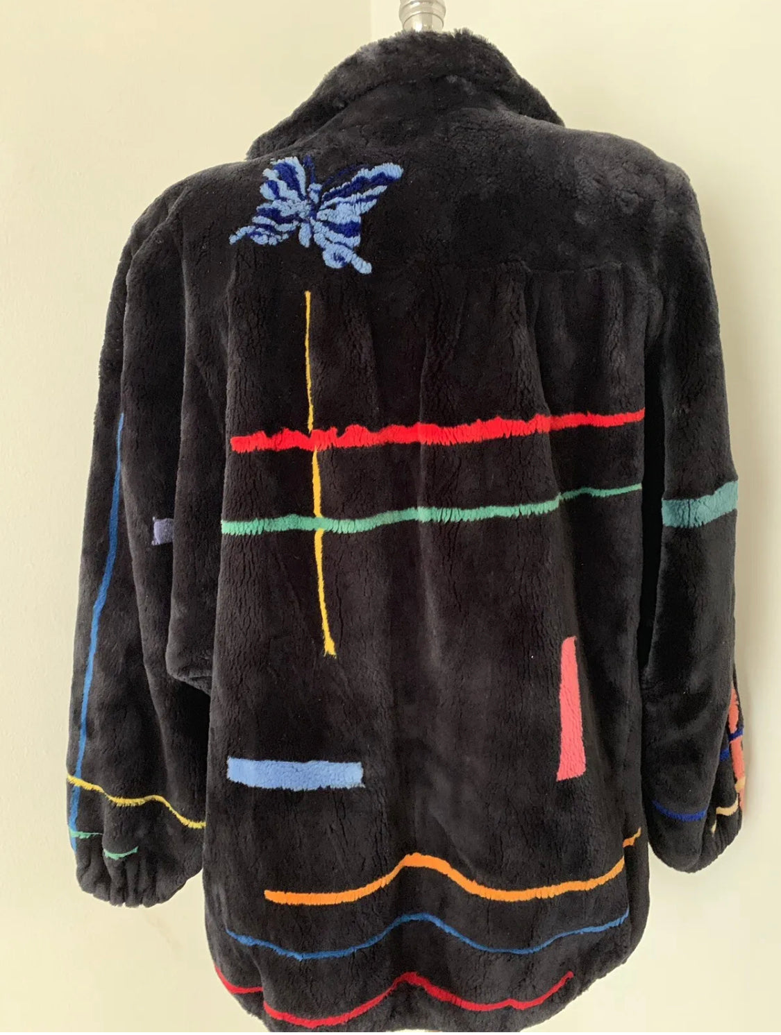 Zuki Butterfly Beaver Fur Teddy Coat Jacket