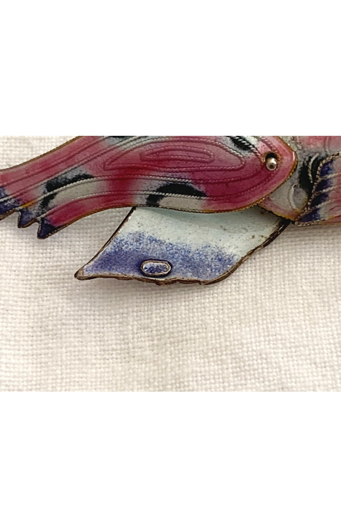 Koi Fish Enamel Necklace