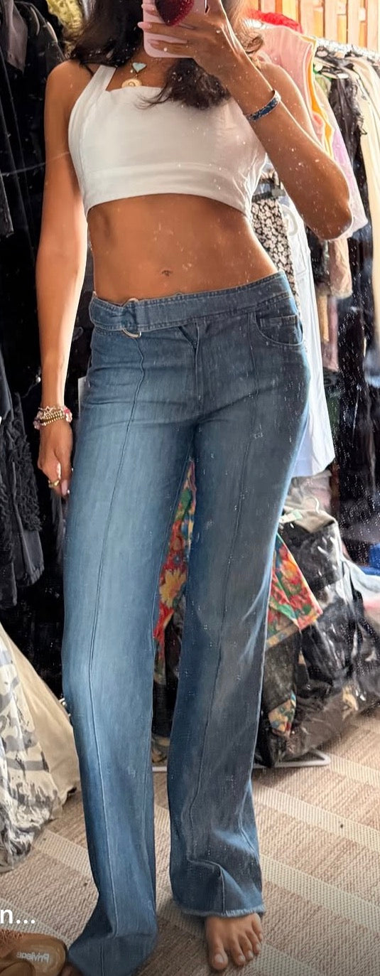 Keyhole Denim Jeans| Small