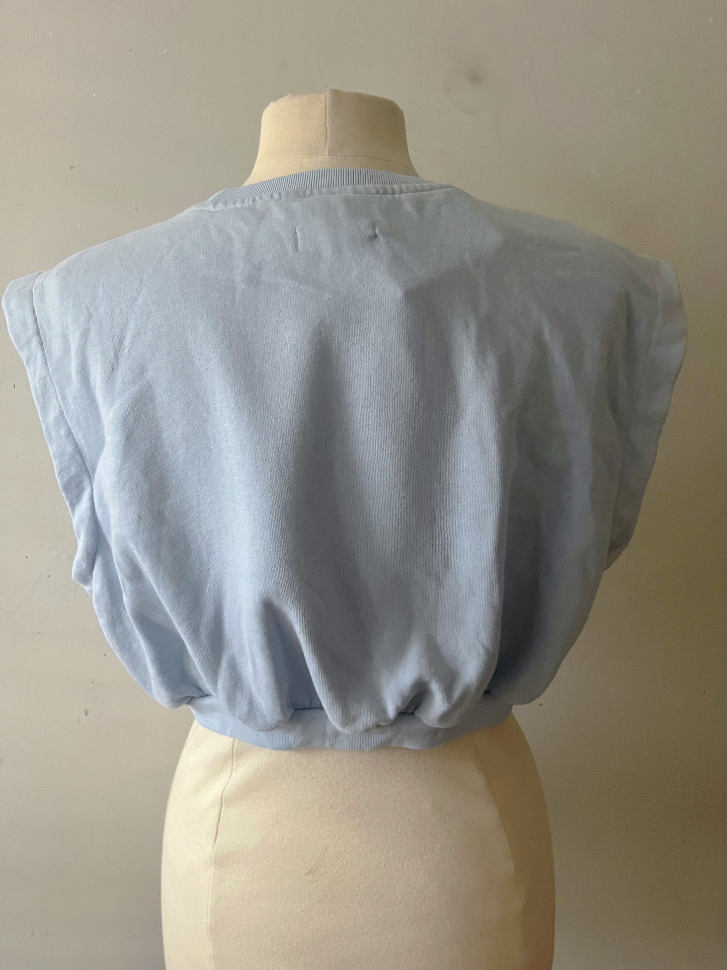 Raggedy Andy Modern Crew Sweat Top Pale Blue| S/M