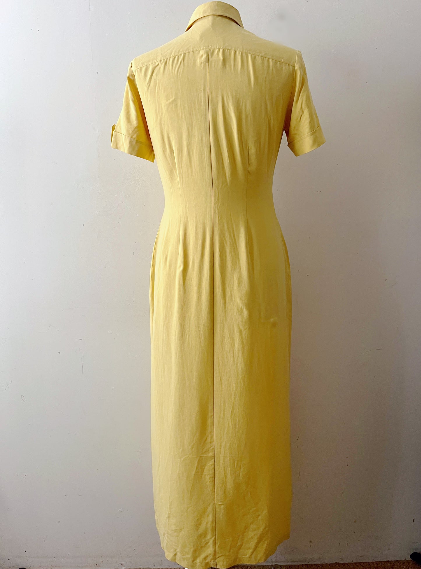 Silk Shirt Dress| S/M