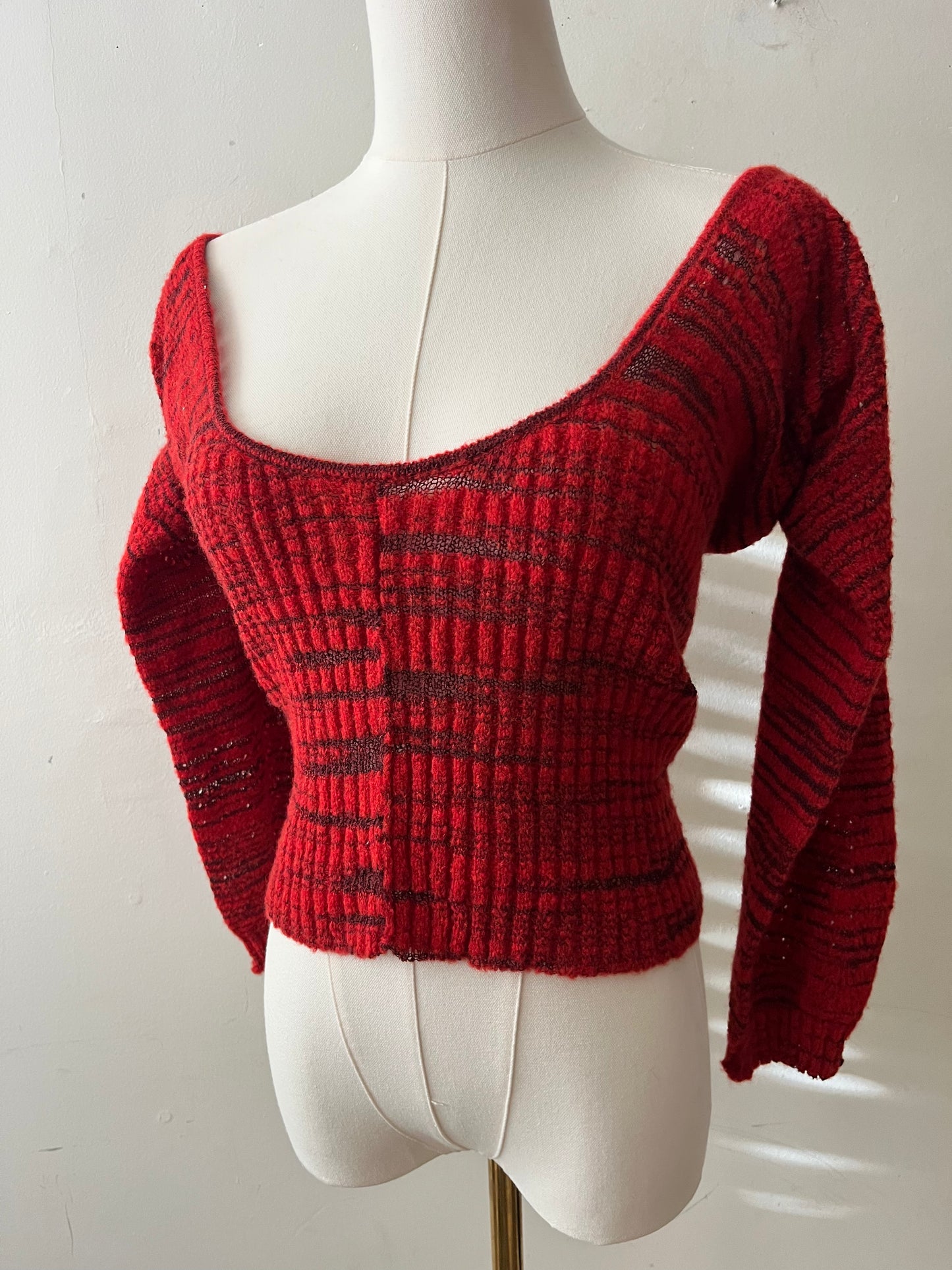 Save the Queen Off the Shoulder Sweater Top| M/L