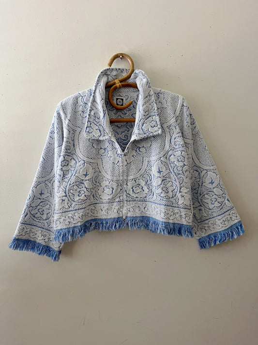 Lattice Lace Towel Jacket| One Size