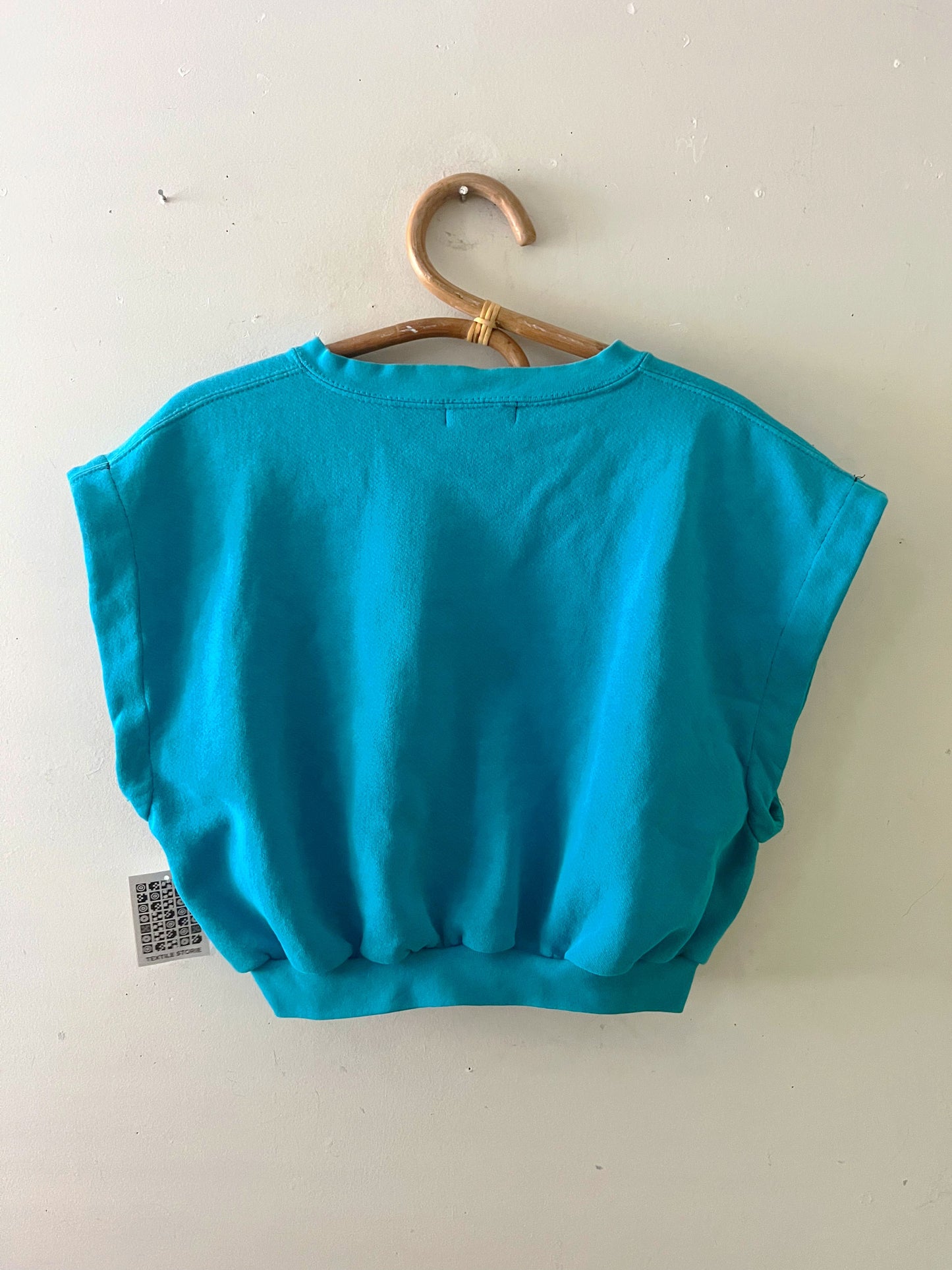 Miss America Modern Crew Sweat Top Turquoise| S/M