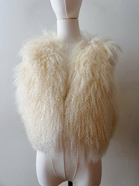 Mongolian Fur Vest| Medium