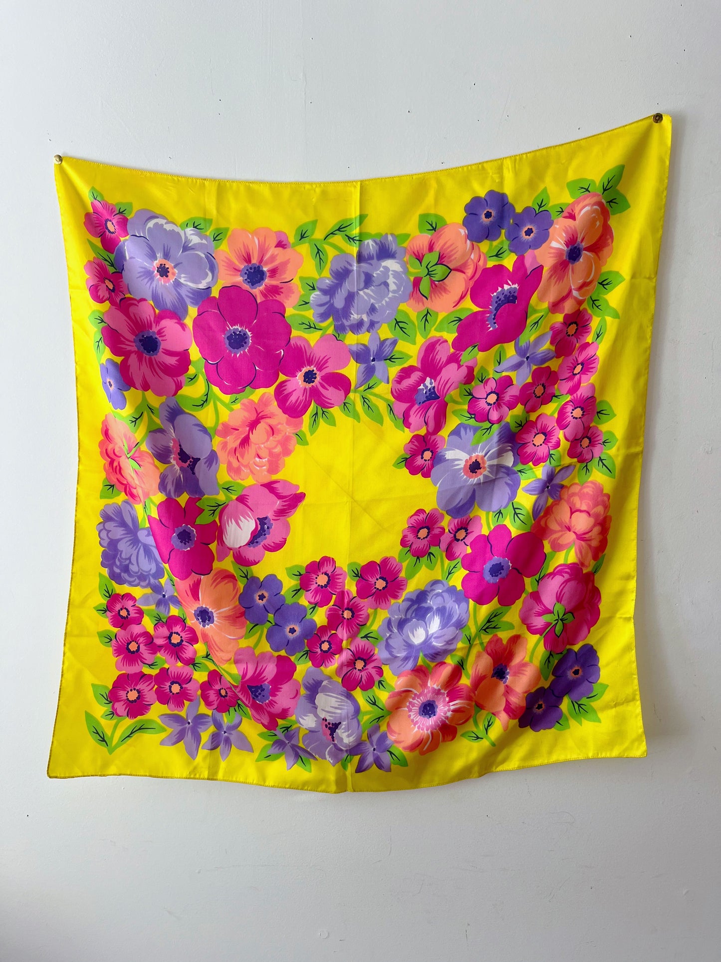 Bright Floral Scarf