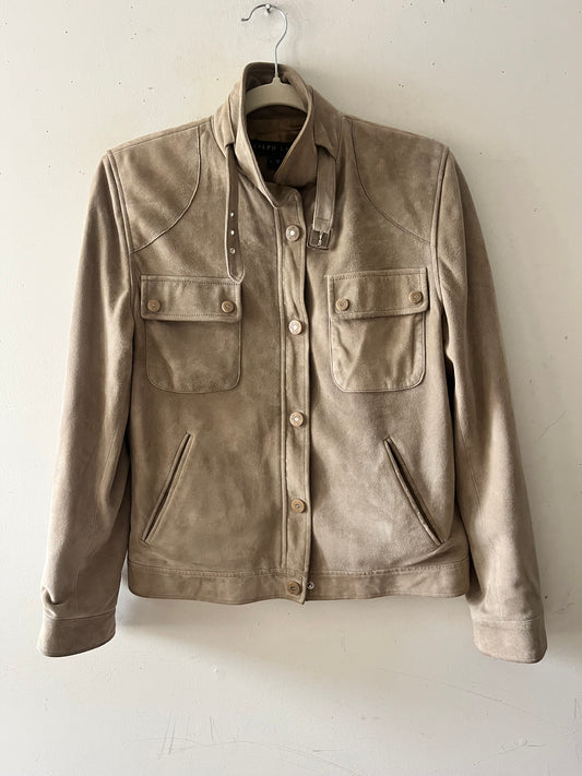 Ralph Lauren Suede Leather Jacket| Medium