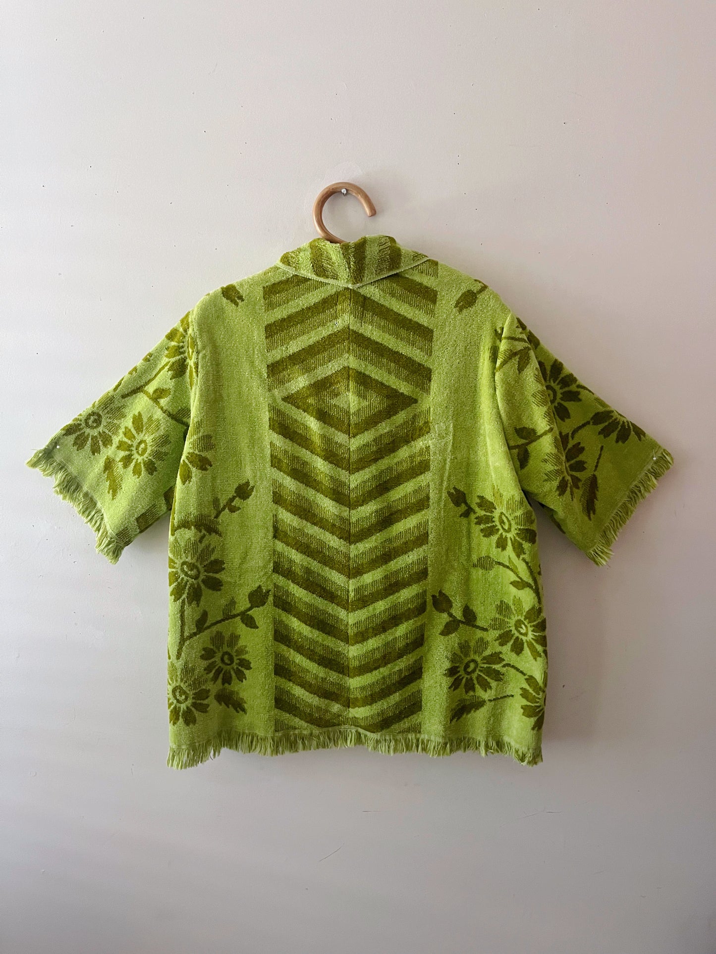 Leafy Greens Open Towel Jacket