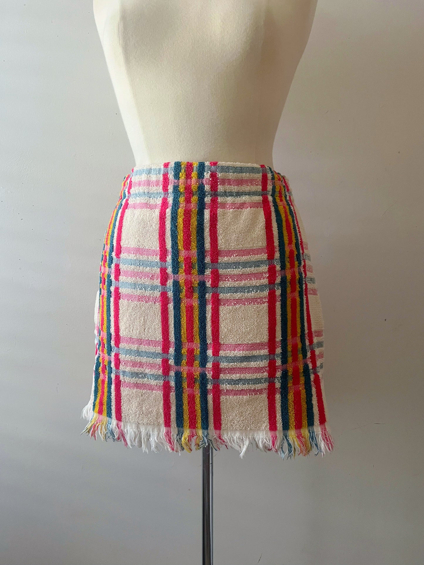 Primary Picnic Towel Mini Skirt