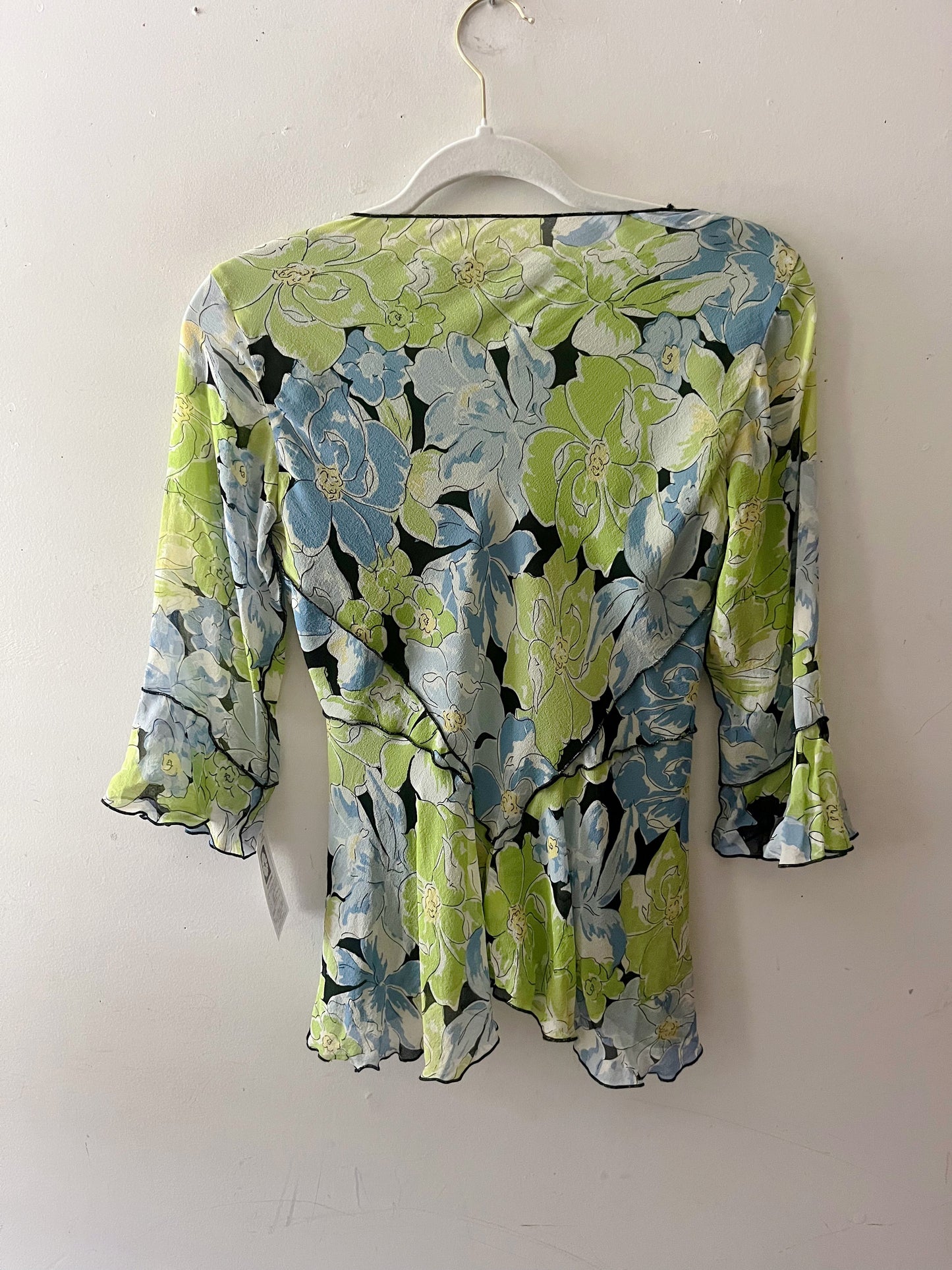 Silk Floral Blouse| XS/S